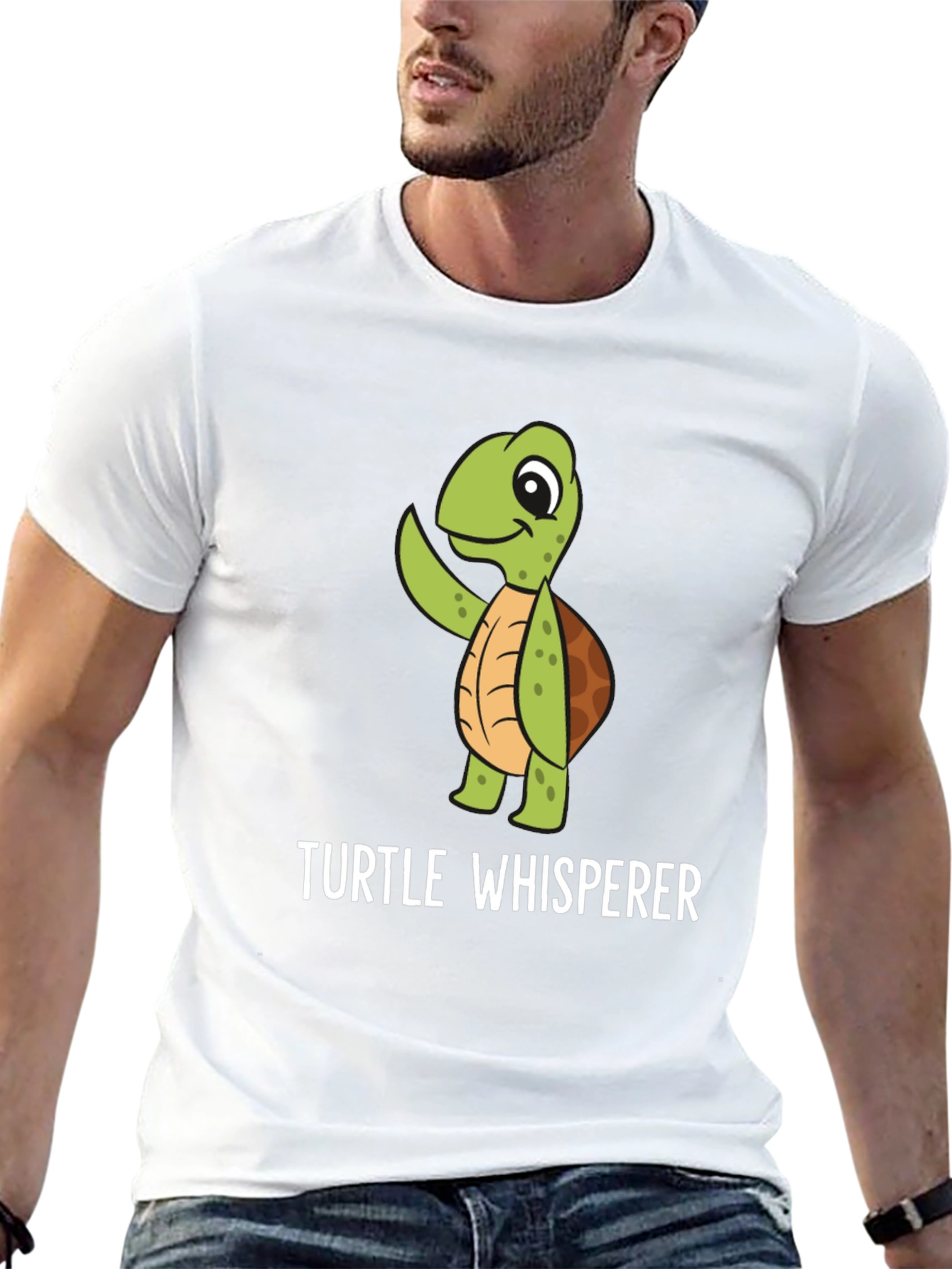 Turtle Whisperer Black Graphic Tee