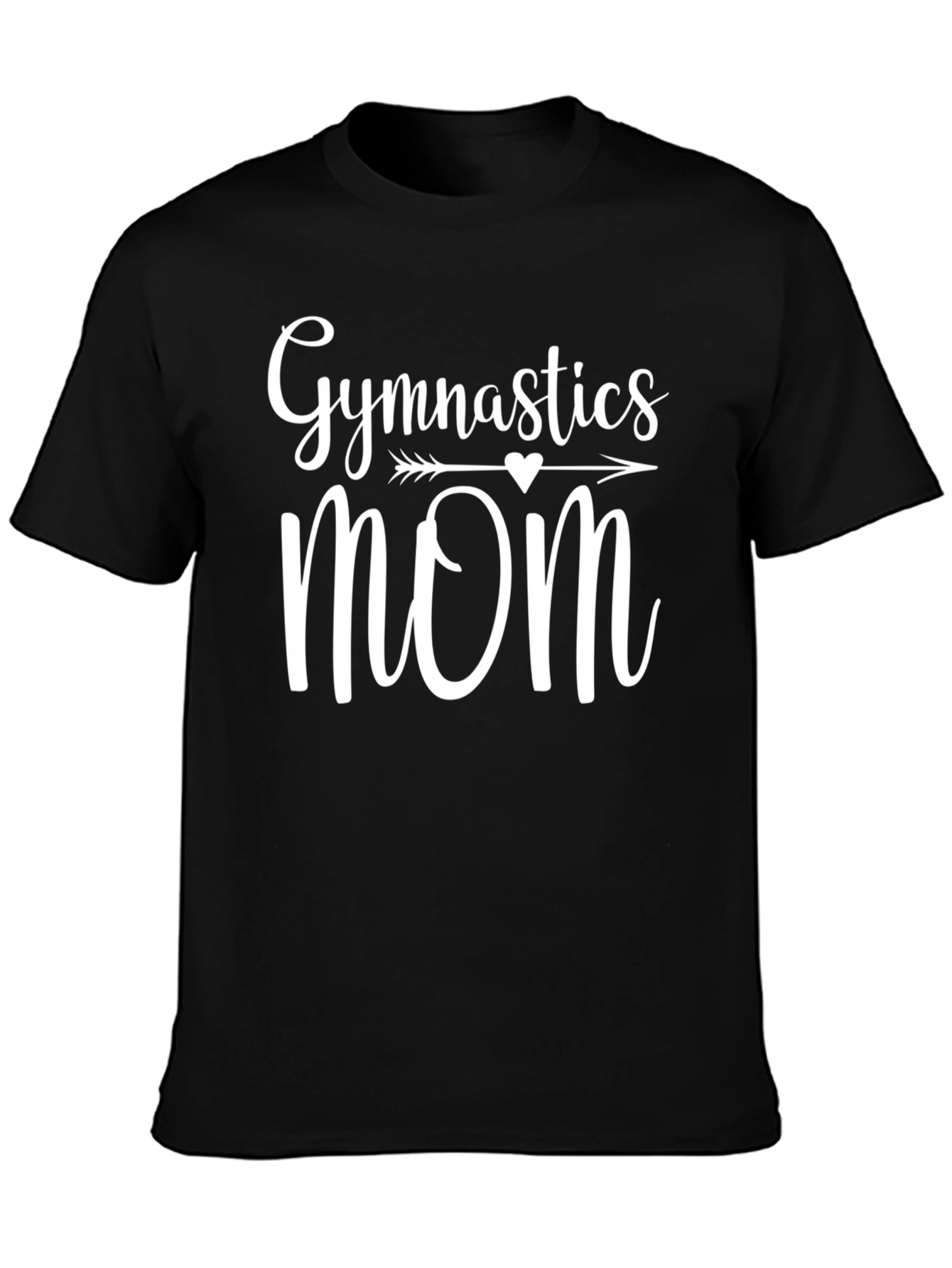 Gymnastics Mom T-Shirt - Arrow Heart Design