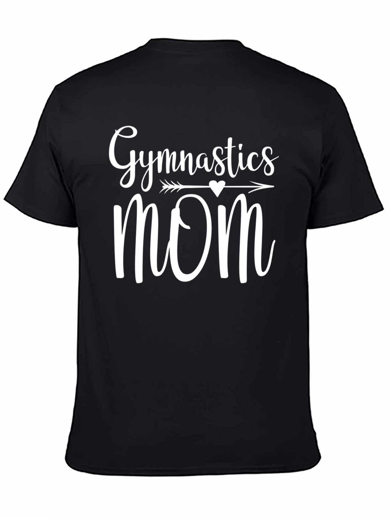 Gymnastics Mom T-Shirt - Arrow Heart Design
