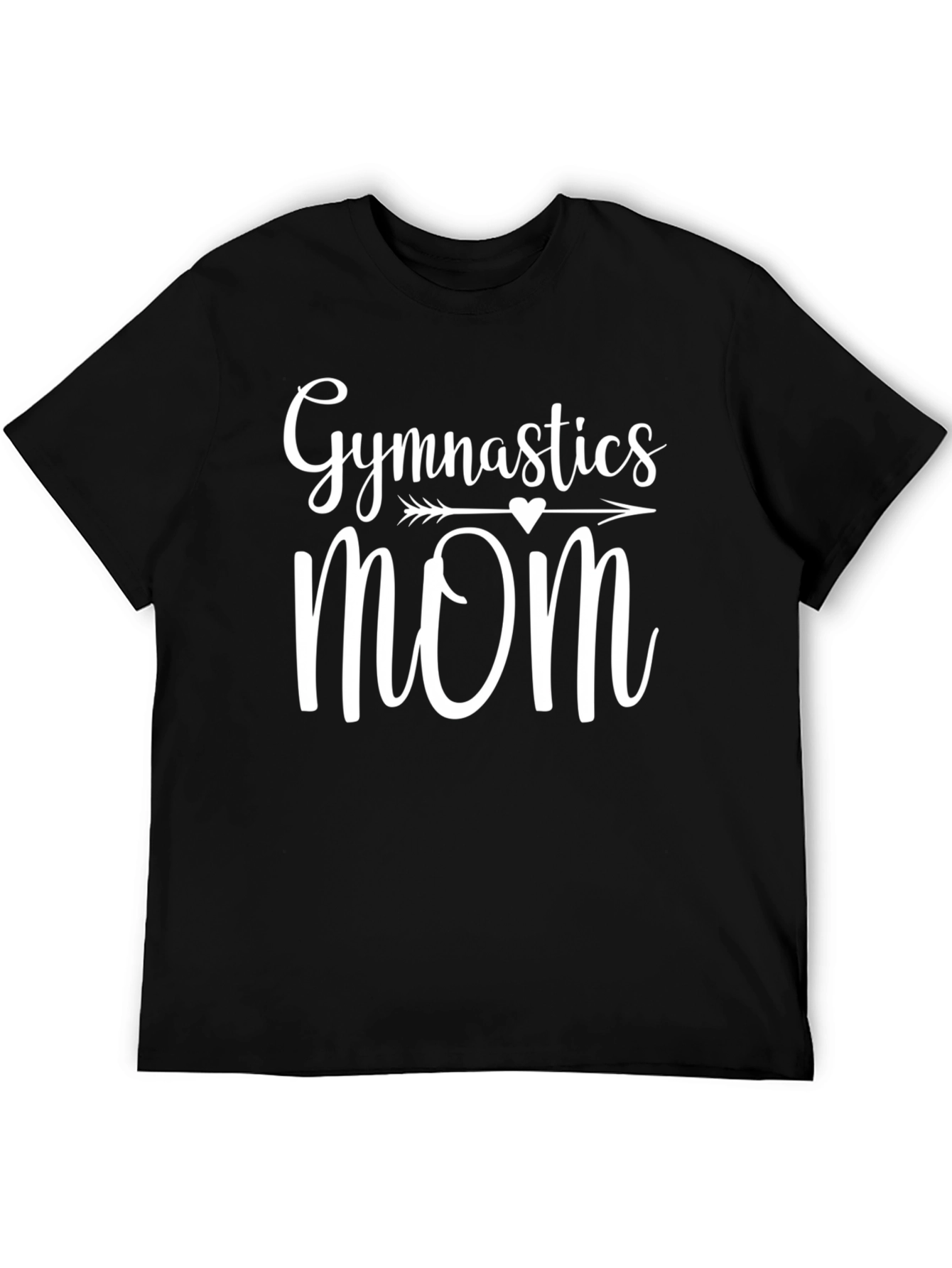Gymnastics Mom T-Shirt - Arrow Heart Design