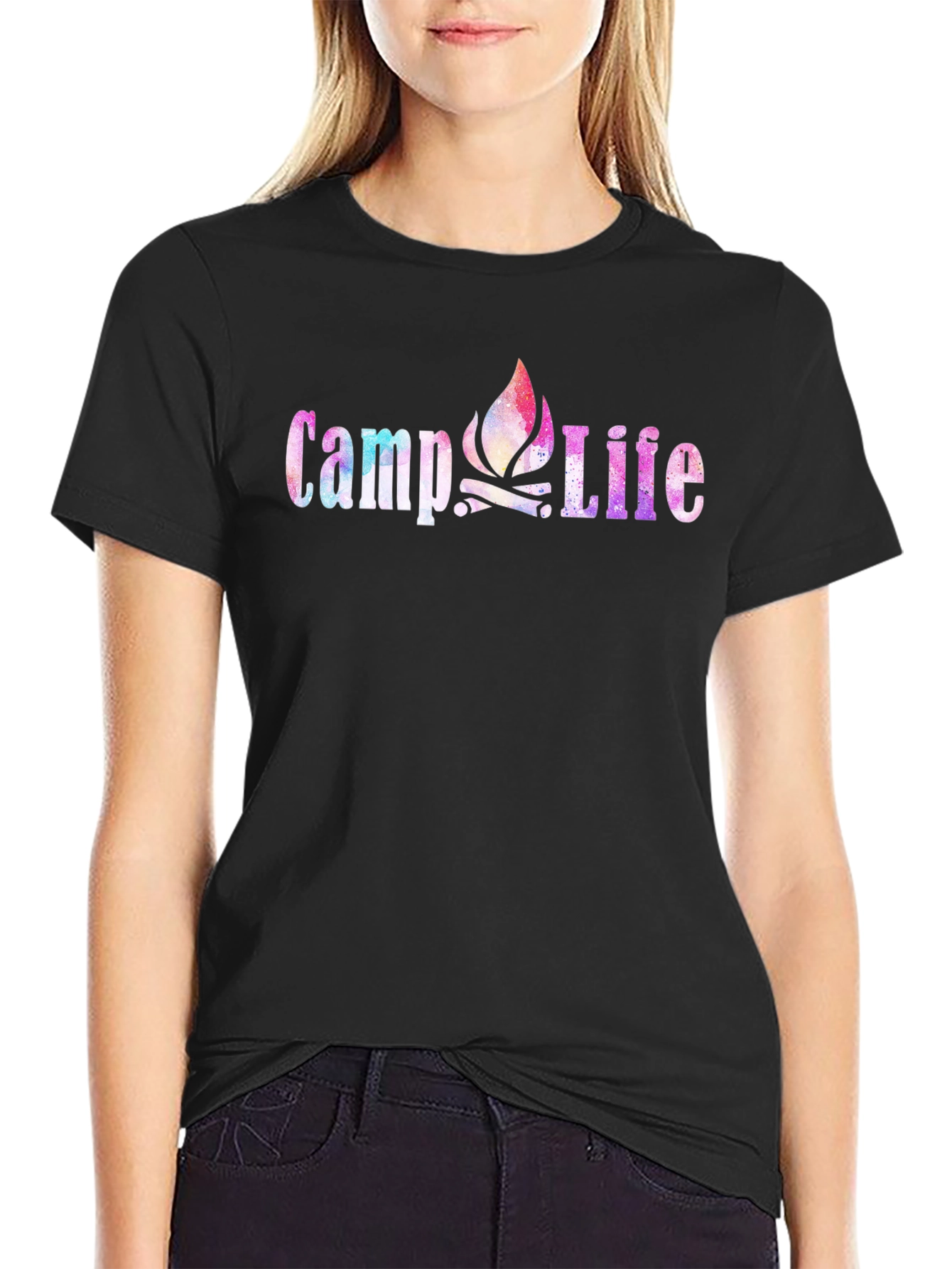 Camp Life Graphic Tee - Outdoor Adventure Shirt