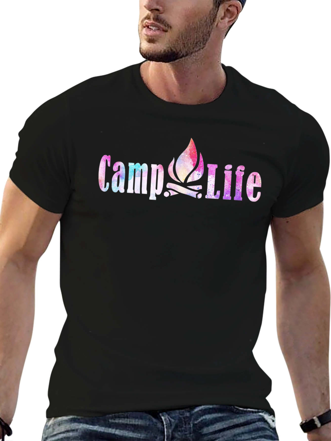 Camp Life Graphic Tee - Outdoor Adventure Shirt