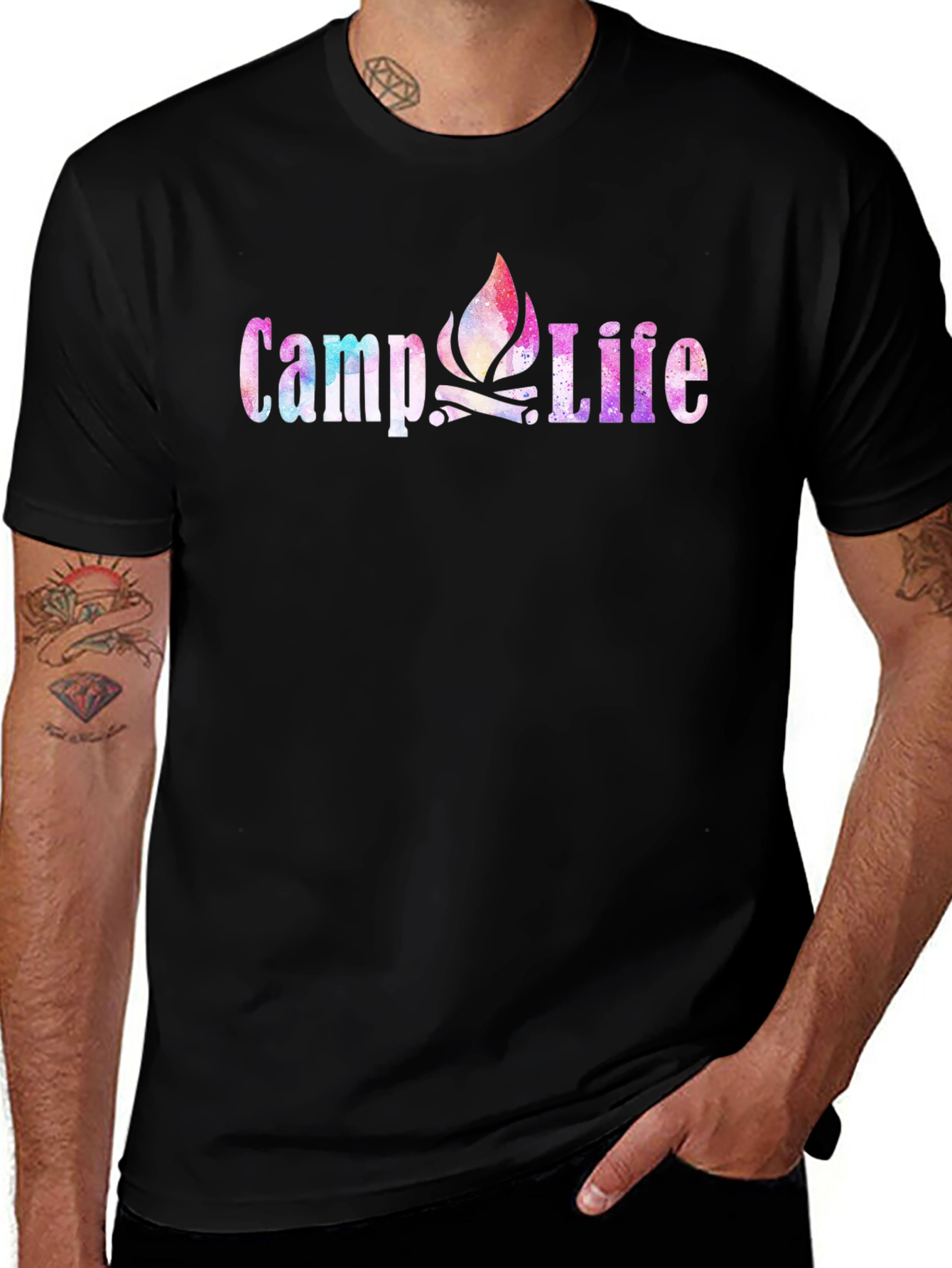 Camp Life Graphic Tee - Outdoor Adventure Shirt