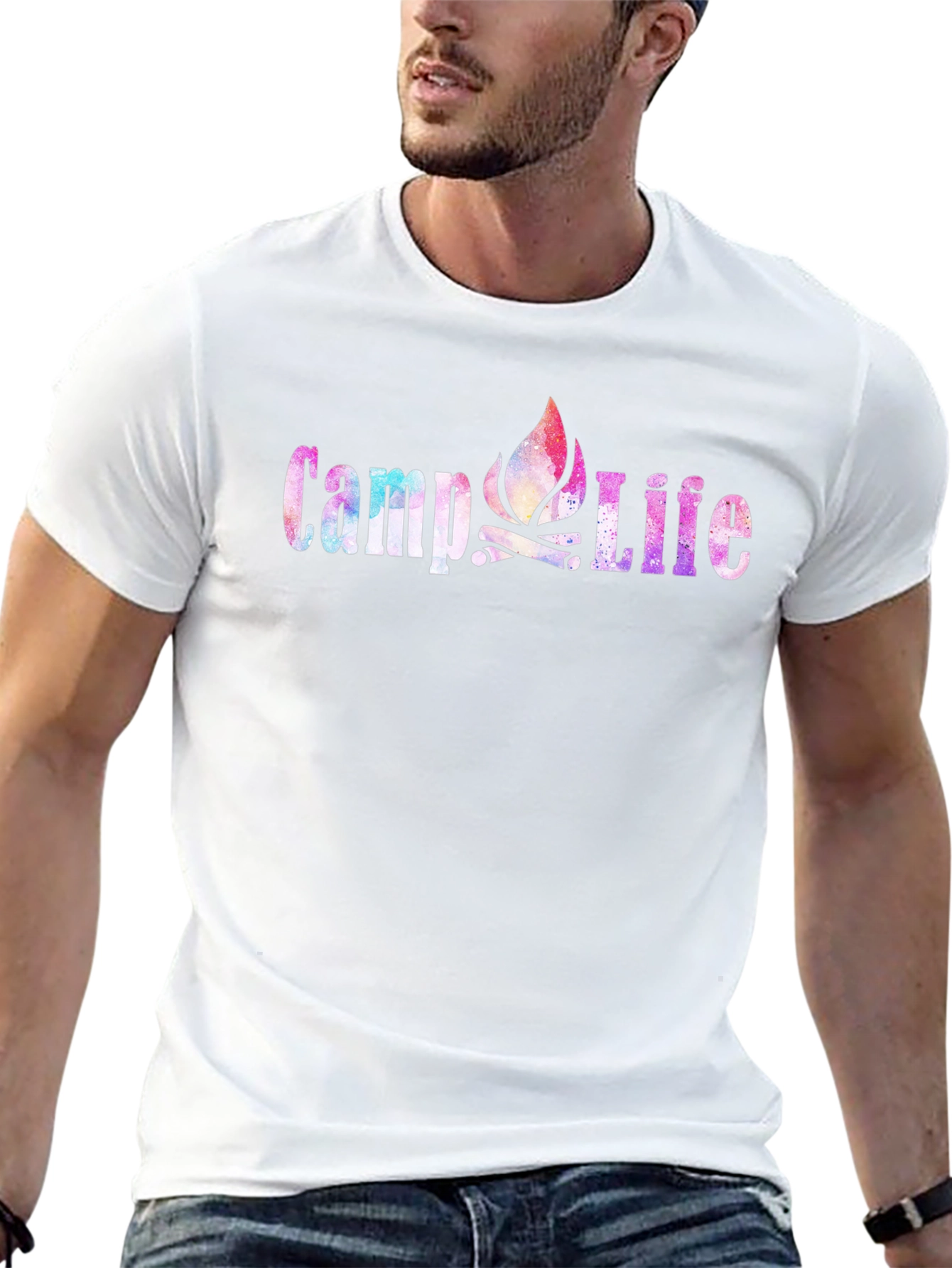 Camp Life Graphic Tee - Outdoor Adventure Shirt