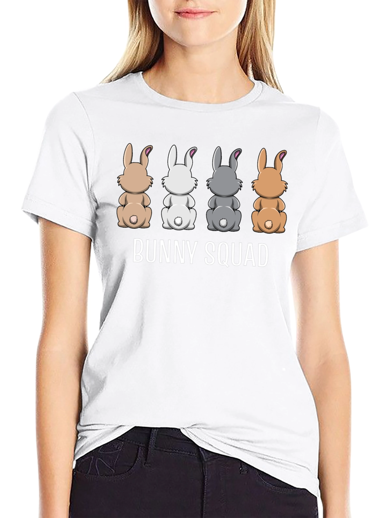 Bunny Squad T-Shirt: Cute Easter Rabbit Tee