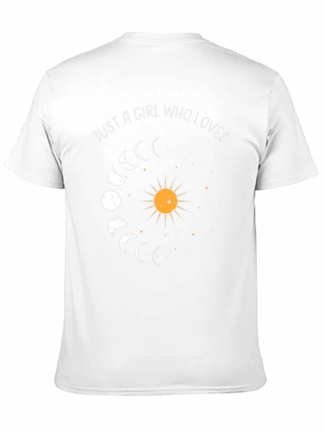 Moon Phases Graphic T-Shirt - Celestial Design