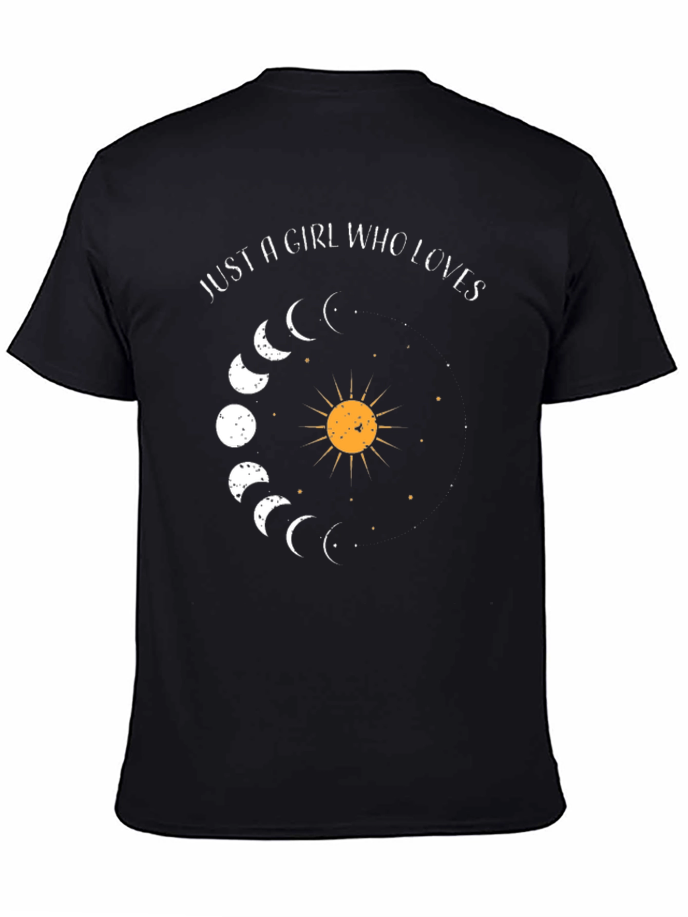 Moon Phases Graphic T-Shirt - Celestial Design