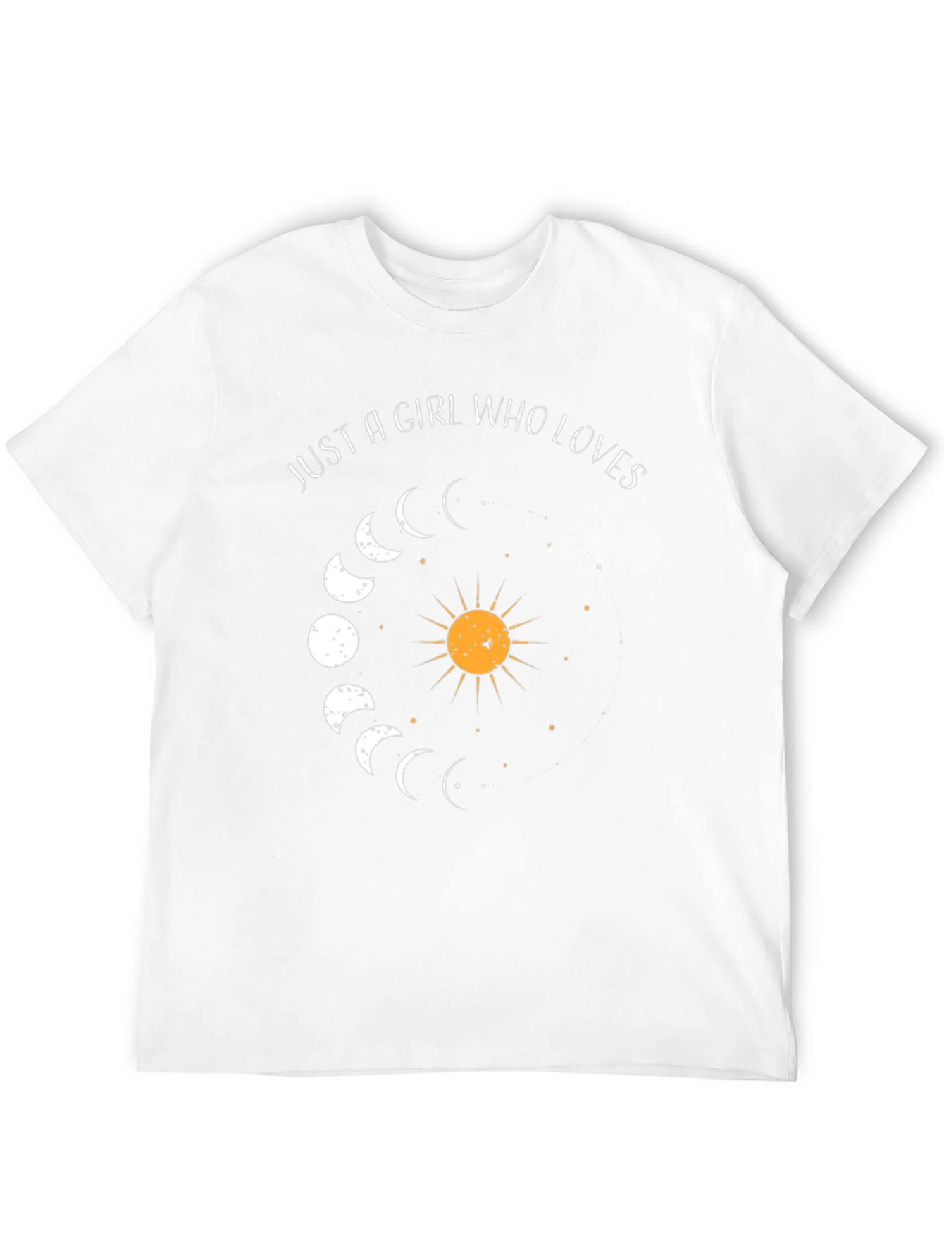 Moon Phases Graphic T-Shirt - Celestial Design
