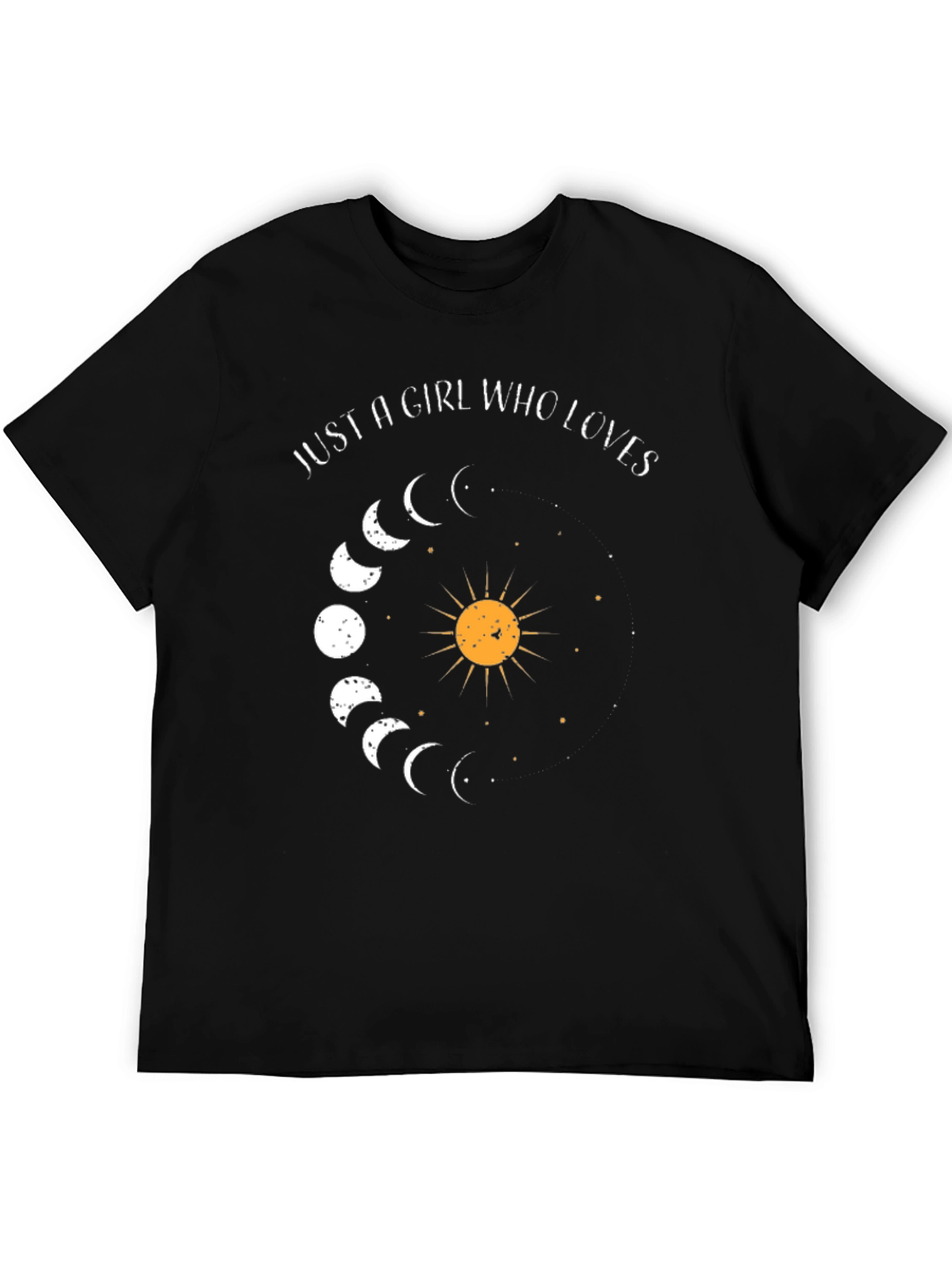 Moon Phases Graphic T-Shirt - Celestial Design