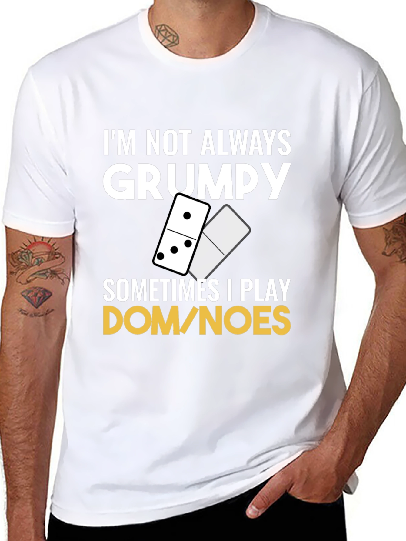 Grumpy Dominoes T-Shirt