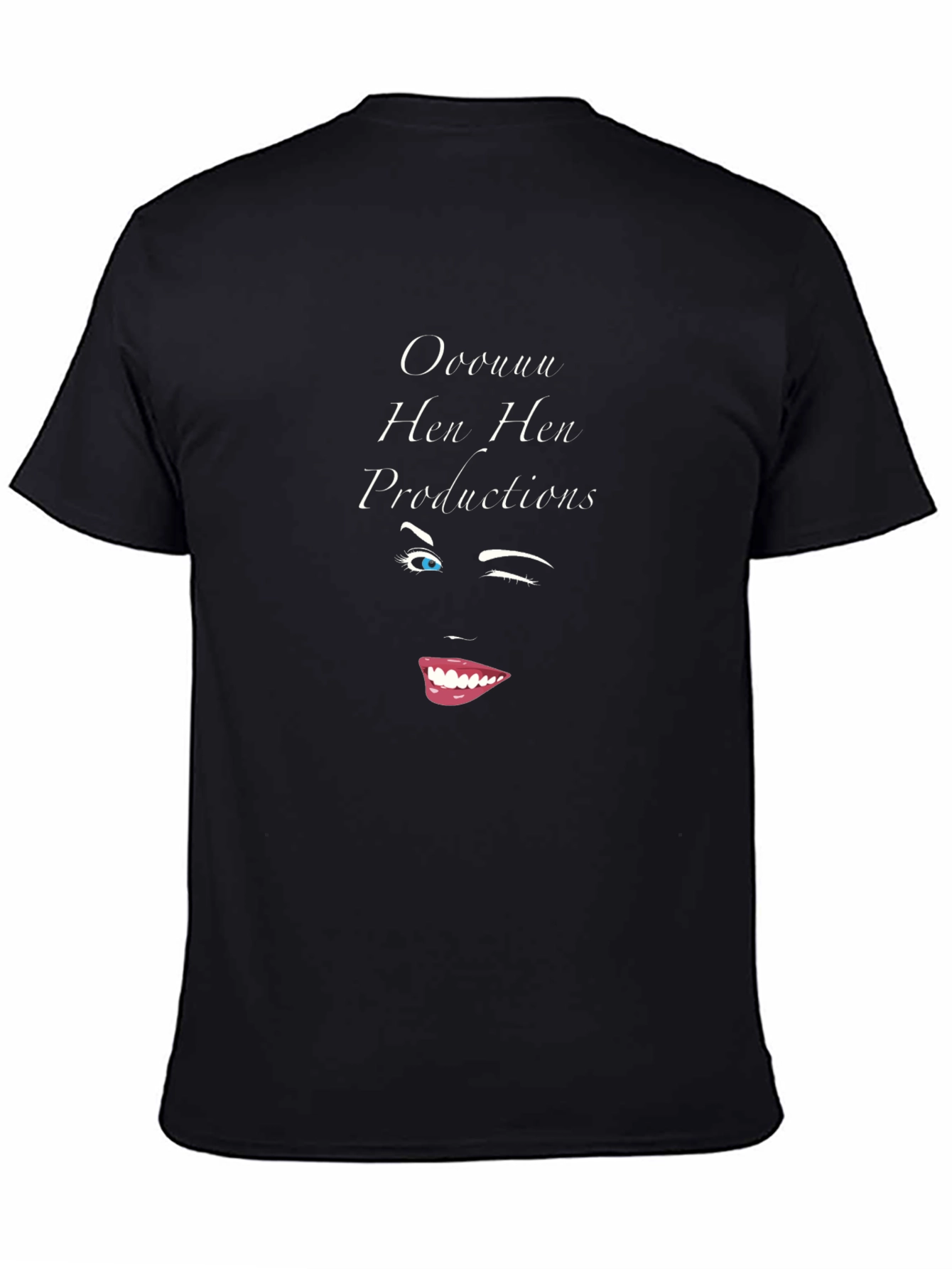 Oooouuu Hen Hen Productions Black T-Shirt