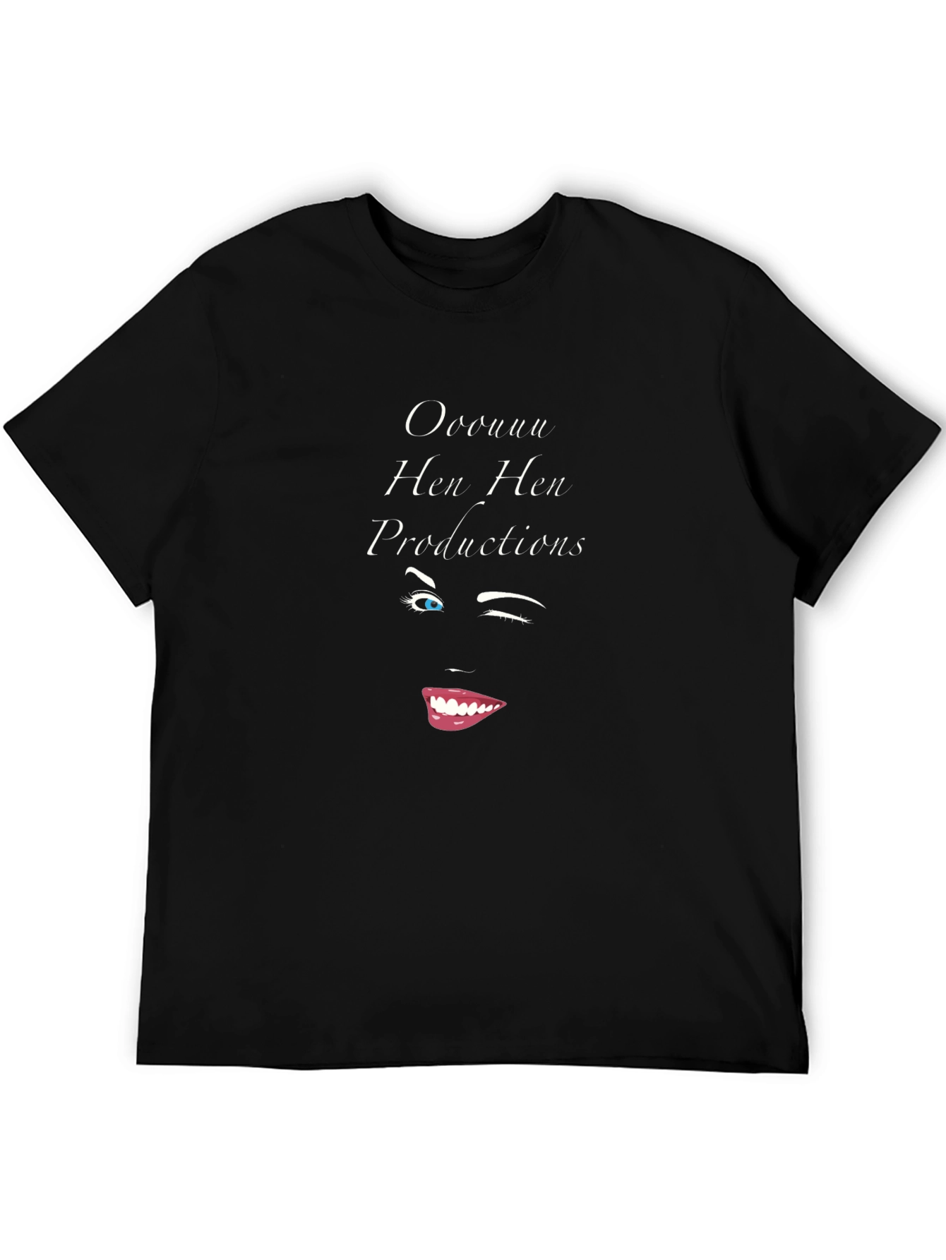 Oooouuu Hen Hen Productions Black T-Shirt