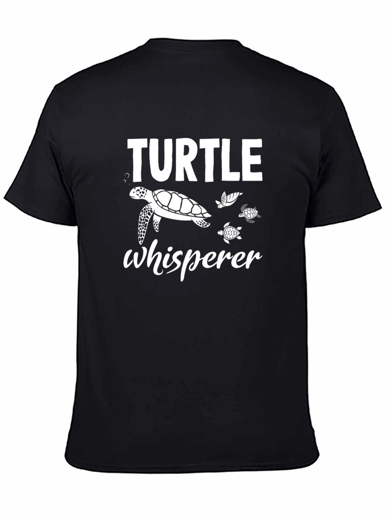 Turtle Whisperer Black T-Shirt