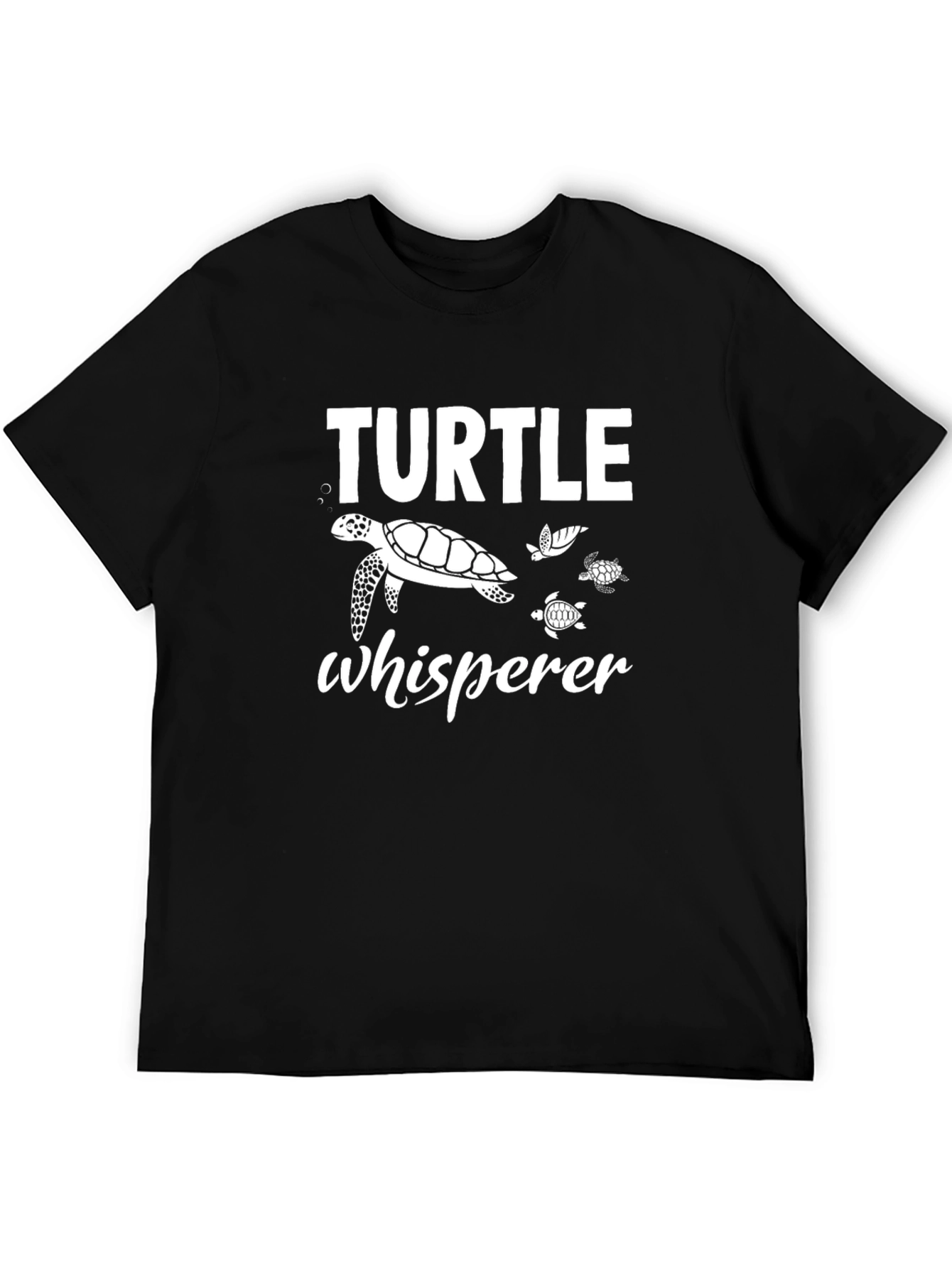 Turtle Whisperer Black T-Shirt