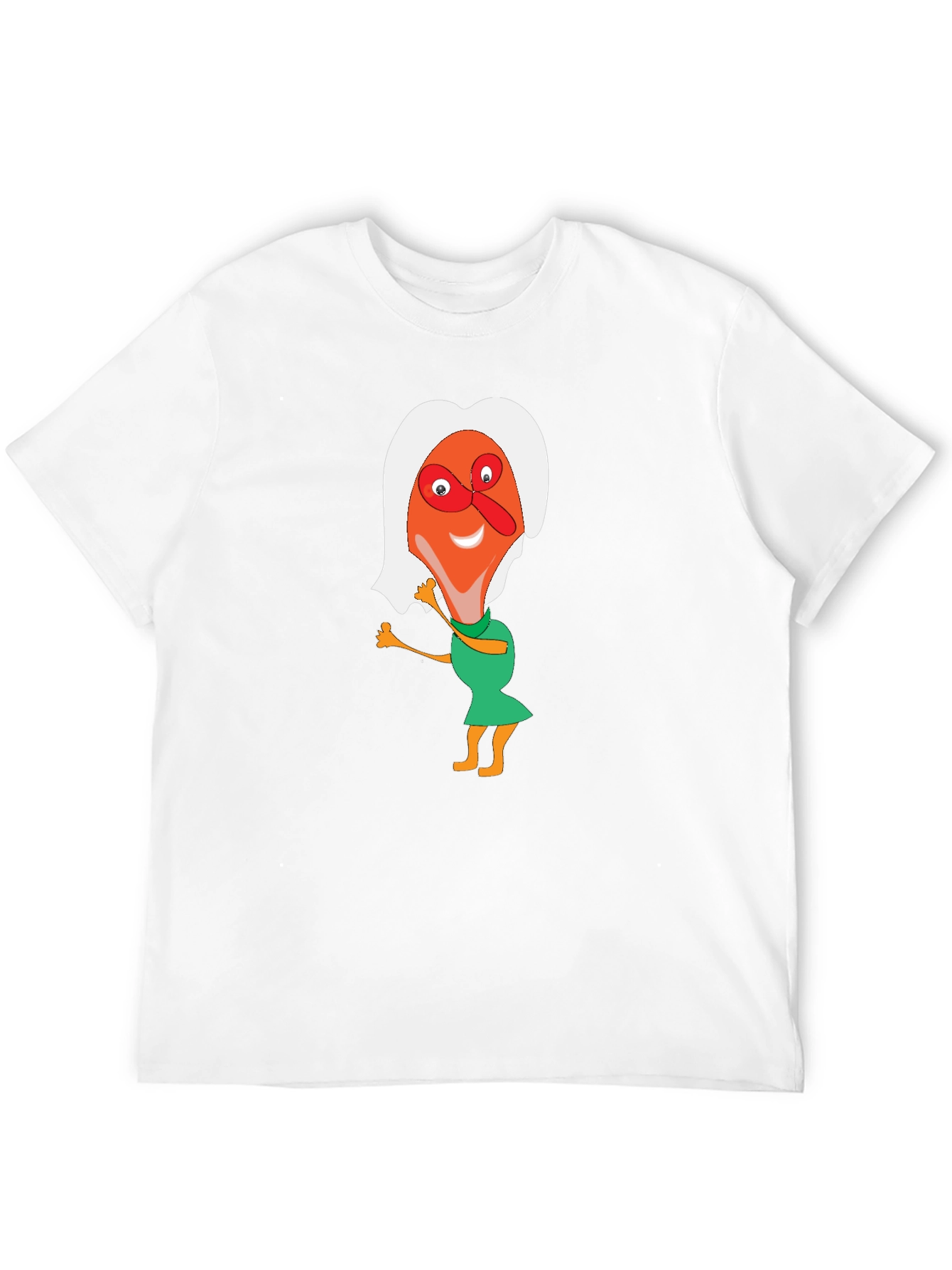 Cartoon Character Graphic T-Shirt - Funky Style