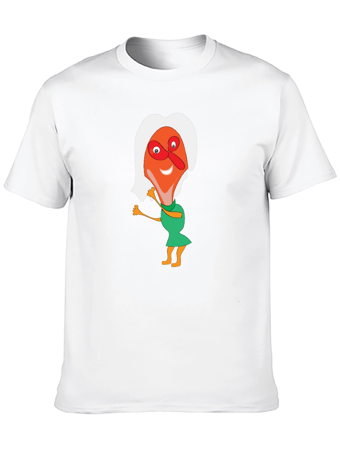 Cartoon Character Graphic T-Shirt - Funky Style