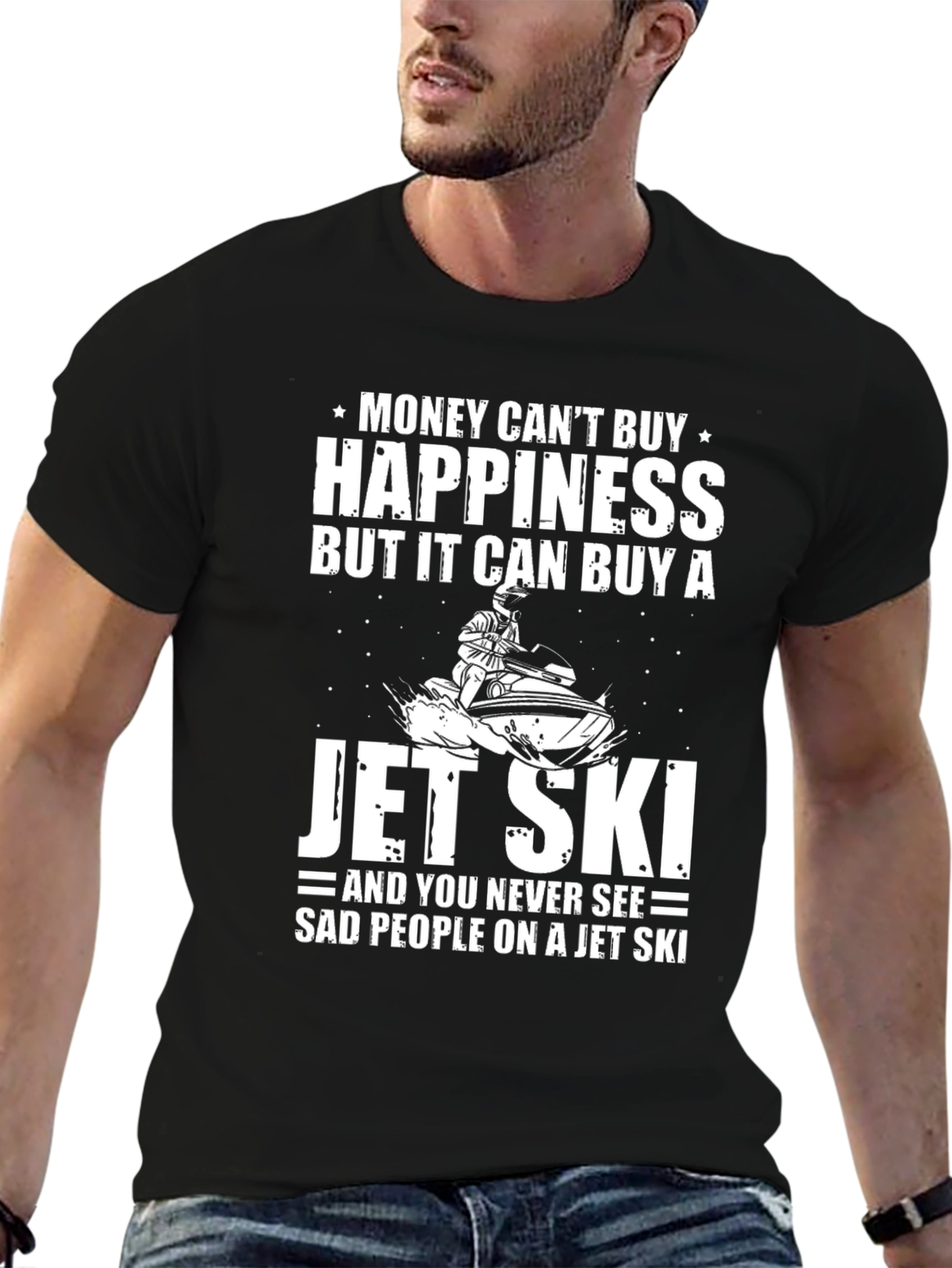 Jet Ski Happiness T-Shirt: Money Cant Buy It