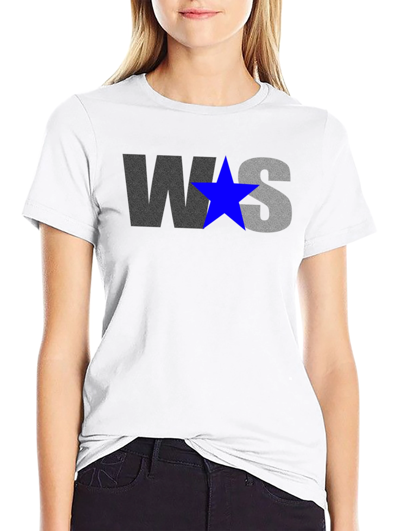WS Star Graphic Print T-Shirt - Casual Style