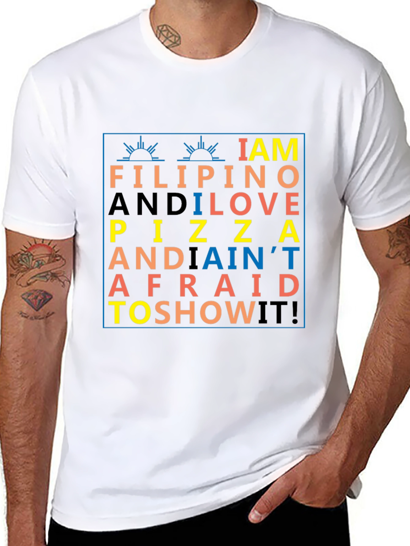 Filipino Pizza Lover Graphic Tee