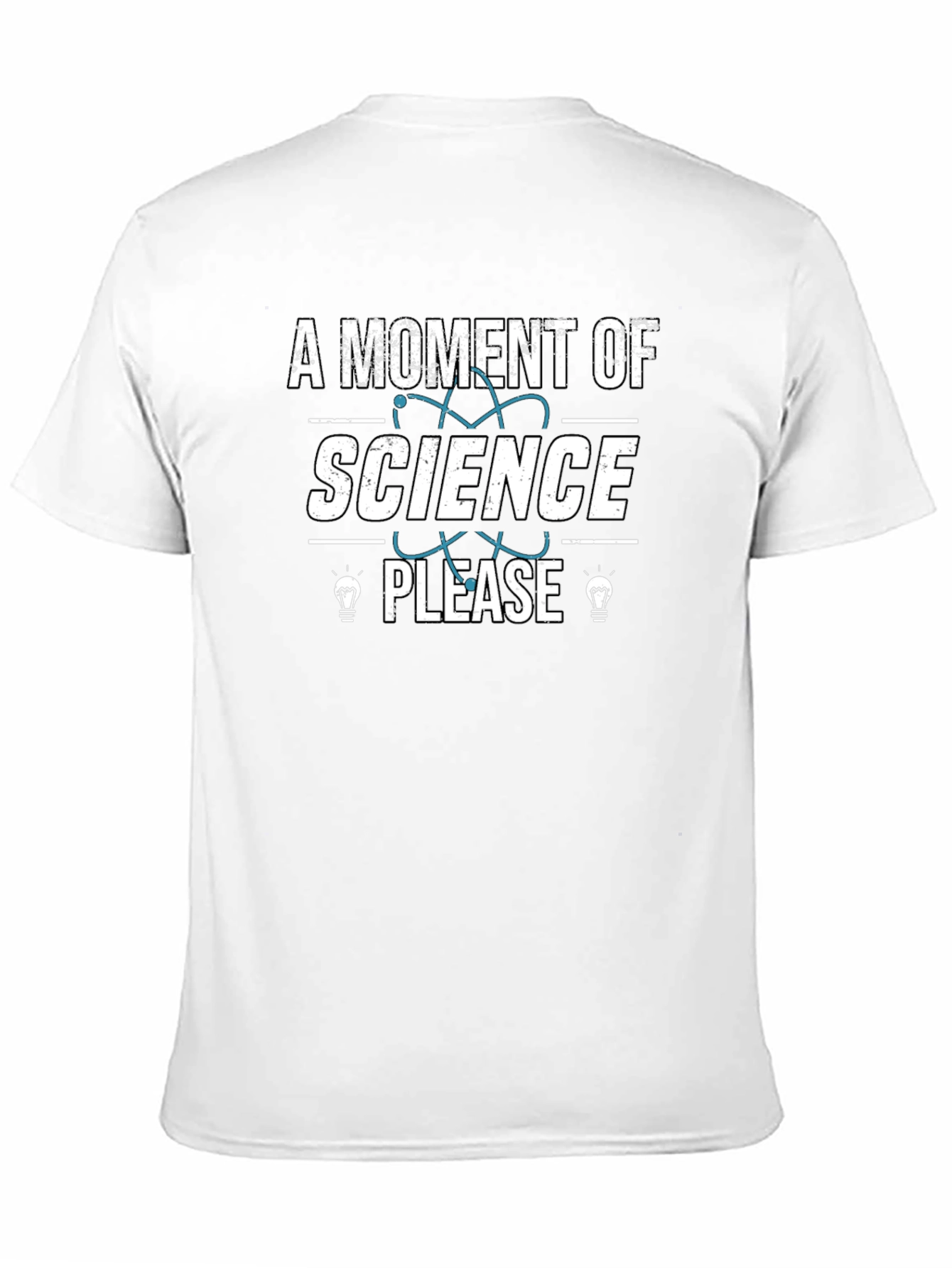 A Moment of Science Please Black T-Shirt