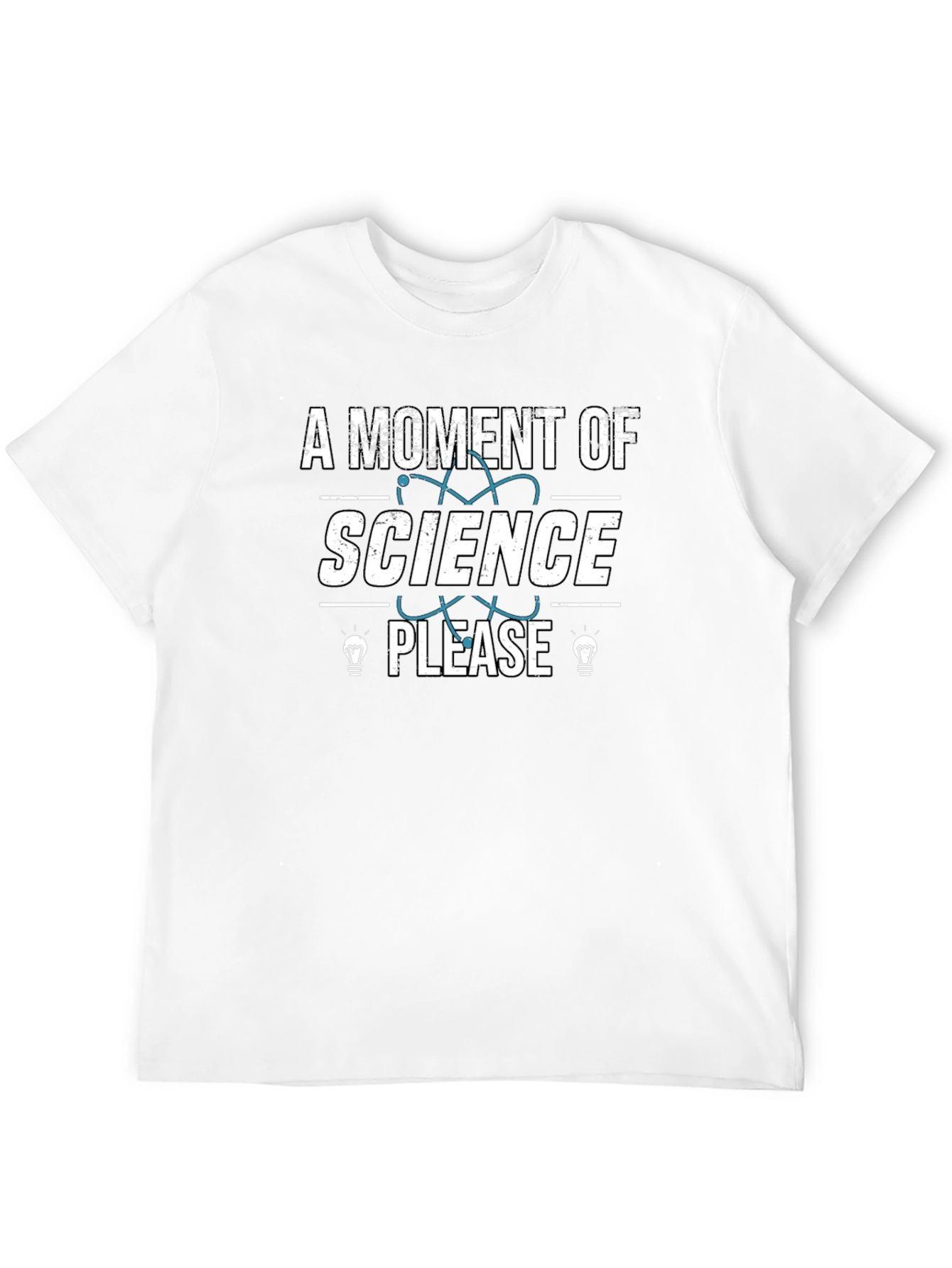 A Moment of Science Please Black T-Shirt