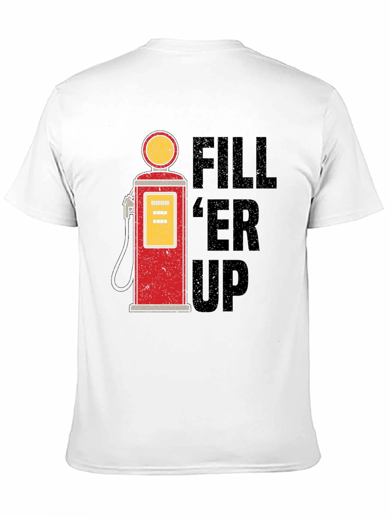 Retro Fill Er Up Gas Pump Graphic T-Shirt