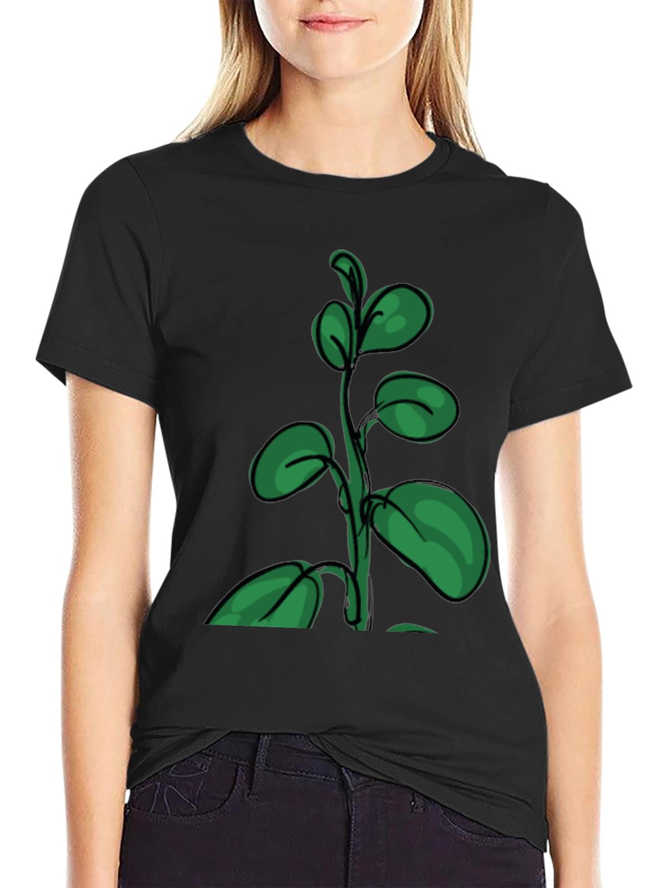 Nature Plant Graphic T-Shirt