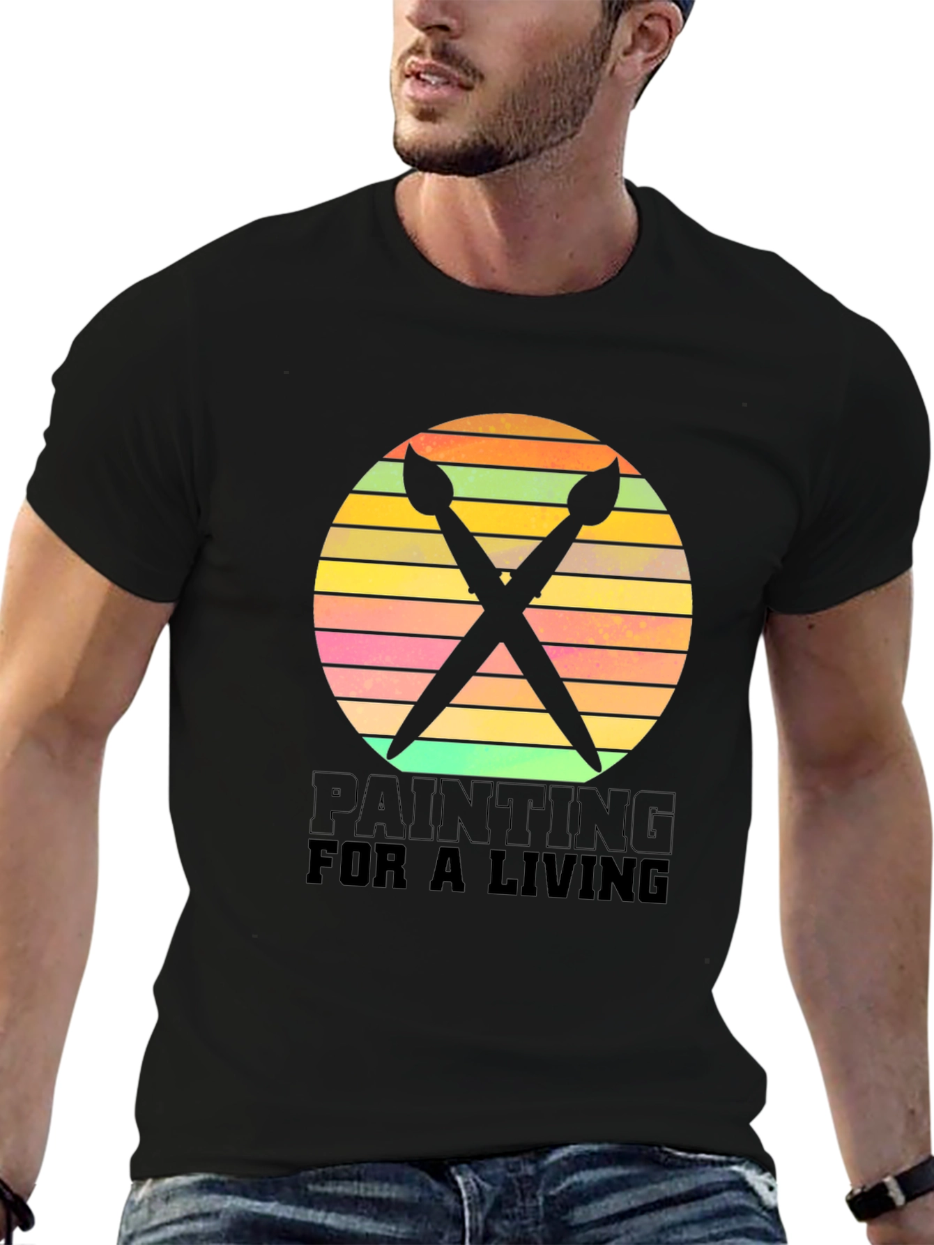 Painters Sunset Tee - Art Lovers Statement