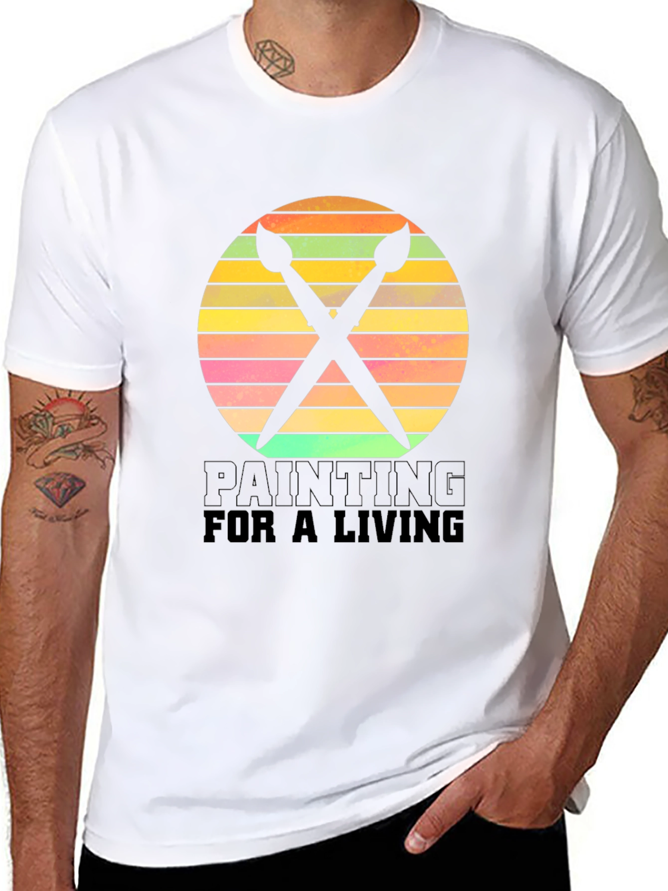 Painters Sunset Tee - Art Lovers Statement