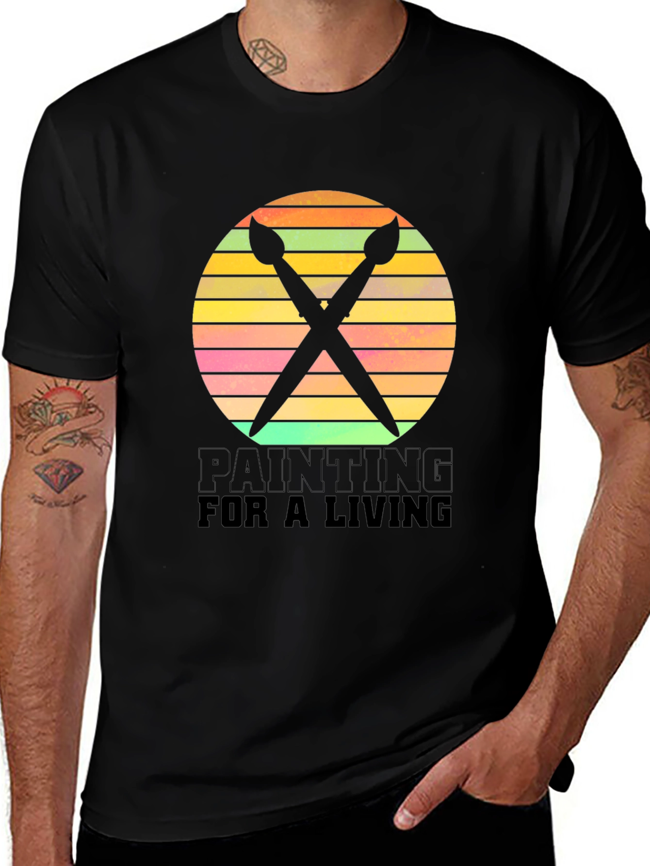 Painters Sunset Tee - Art Lovers Statement