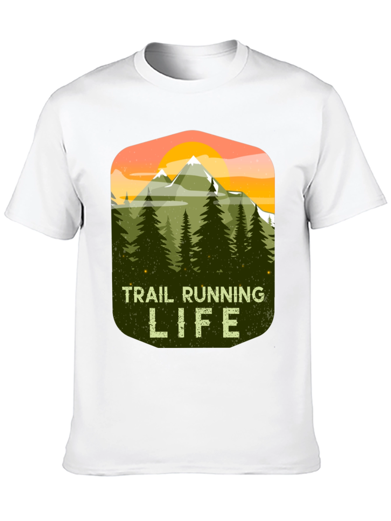 Trail Running Life Graphic Tee