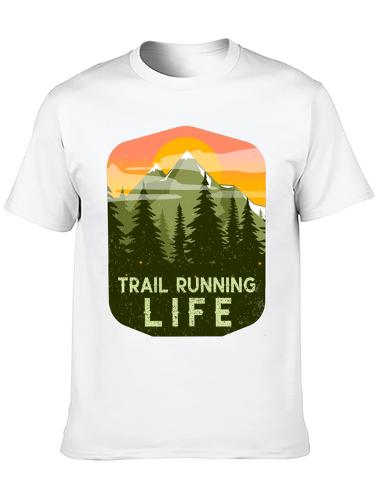 Trail Running Life Graphic Tee