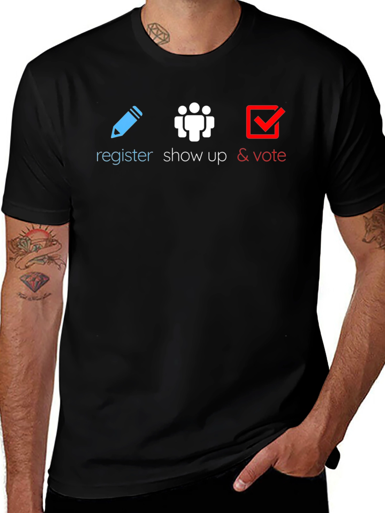 Register Show Up Vote T-Shirt