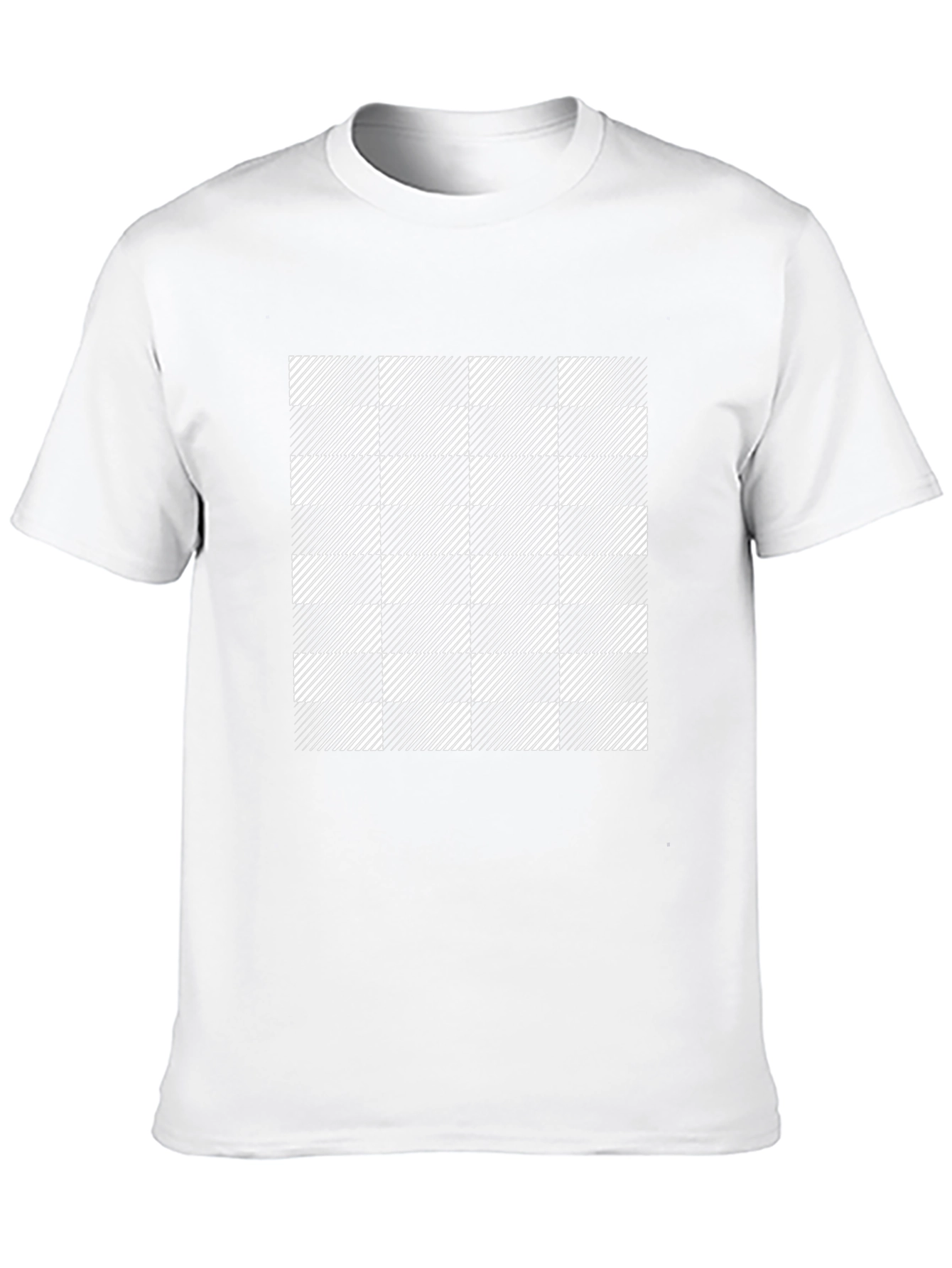 Optical Illusion Checkered T-Shirt - Modern Black Tee