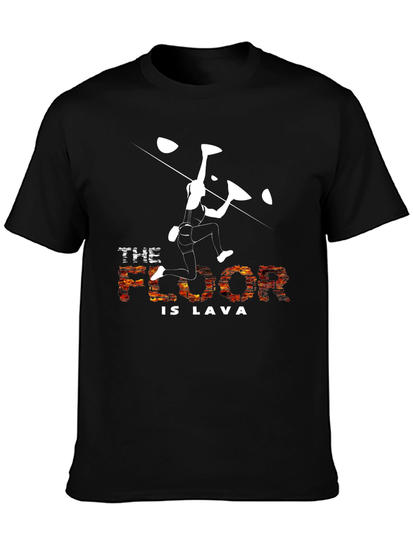 The Floor is Lava Climbing T-Shirt