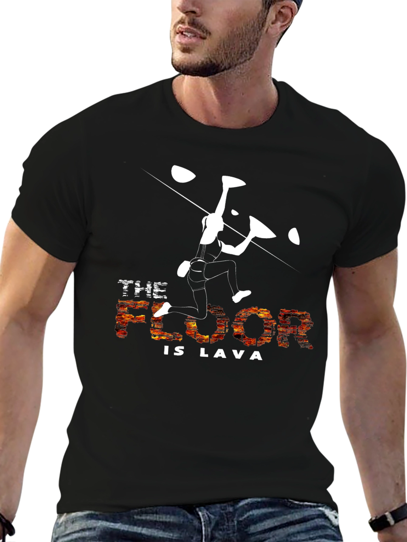 The Floor is Lava Climbing T-Shirt