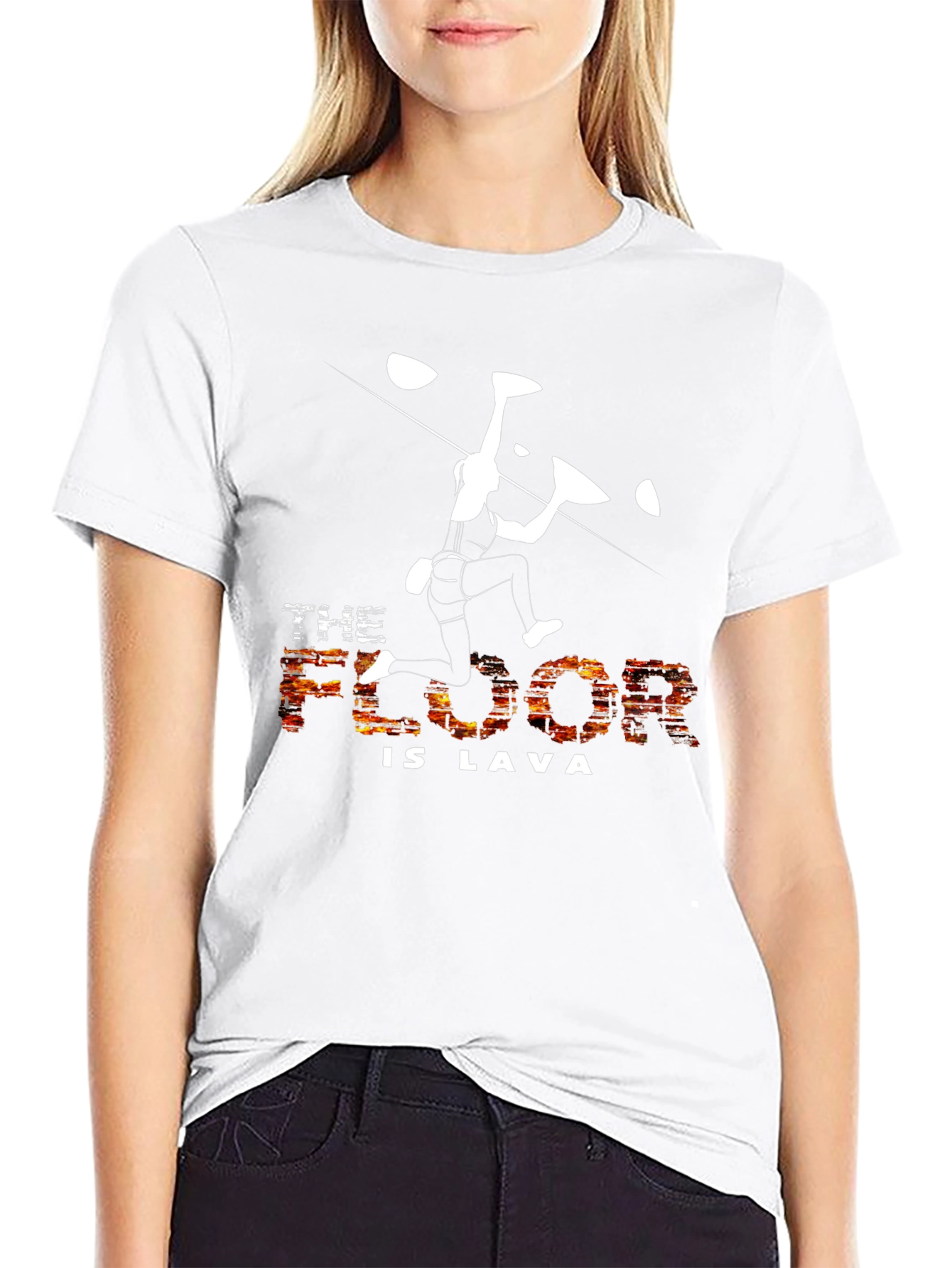The Floor is Lava Climbing T-Shirt