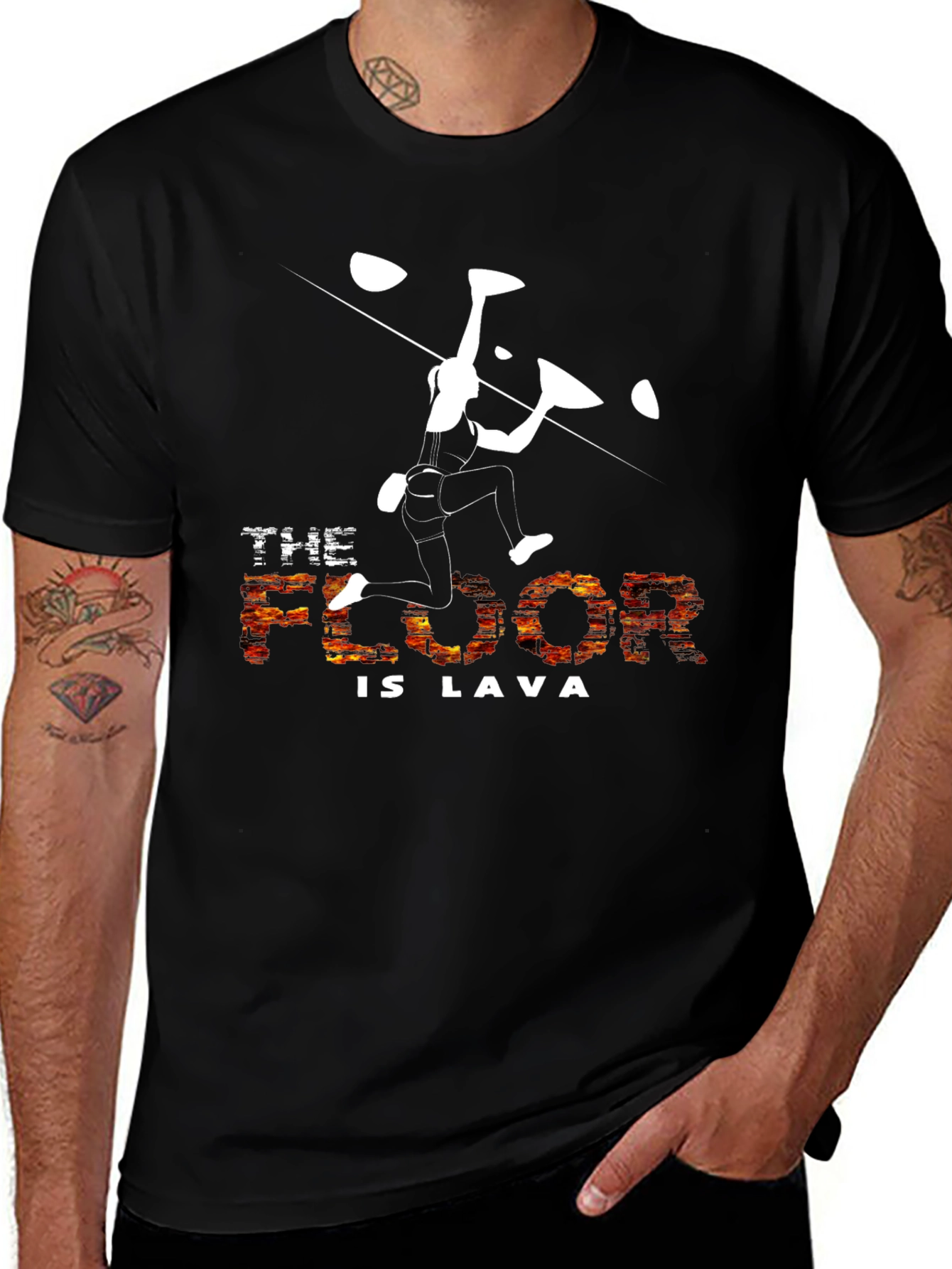 The Floor is Lava Climbing T-Shirt