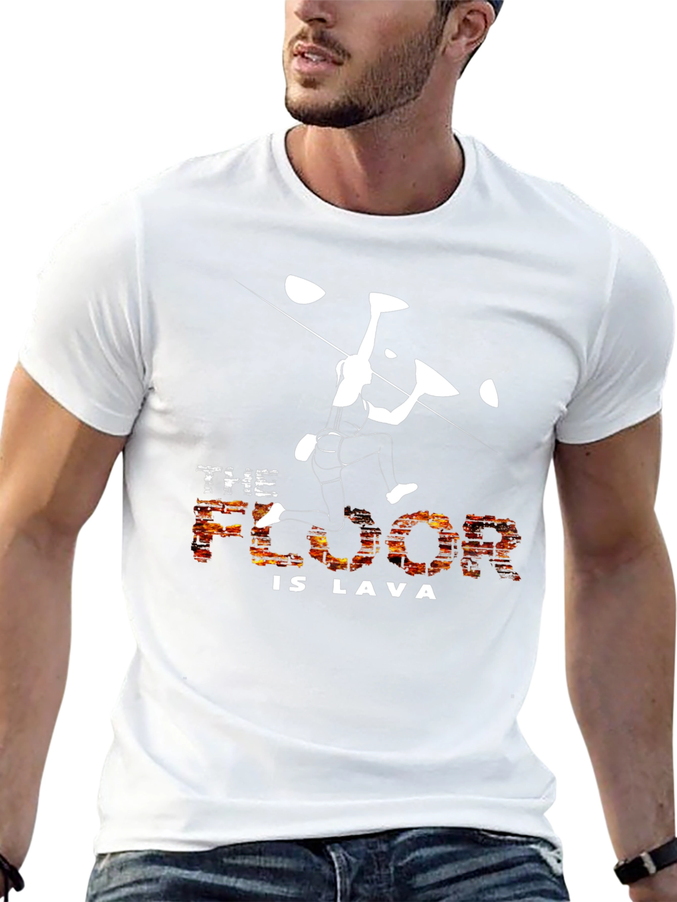 The Floor is Lava Climbing T-Shirt