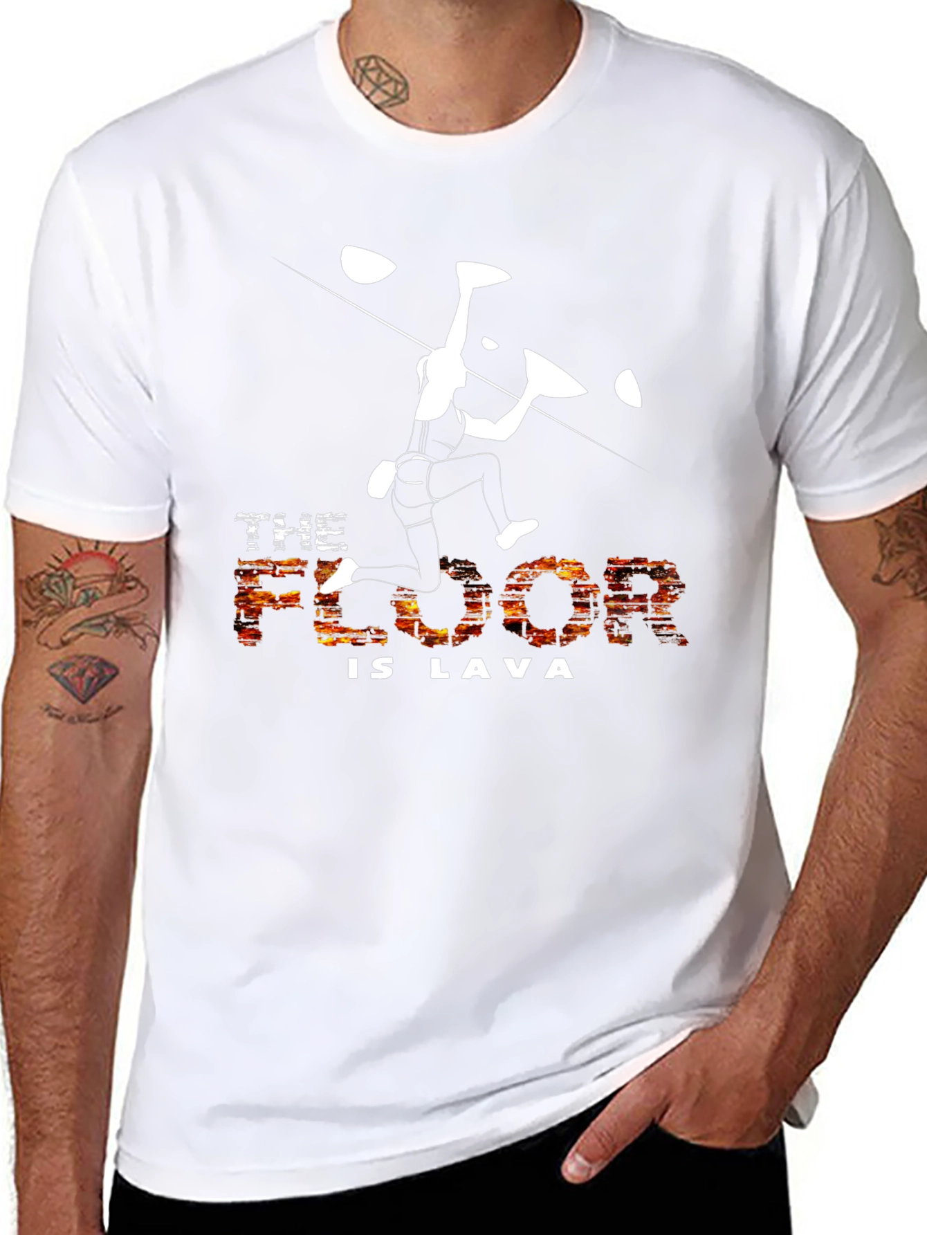 The Floor is Lava Climbing T-Shirt