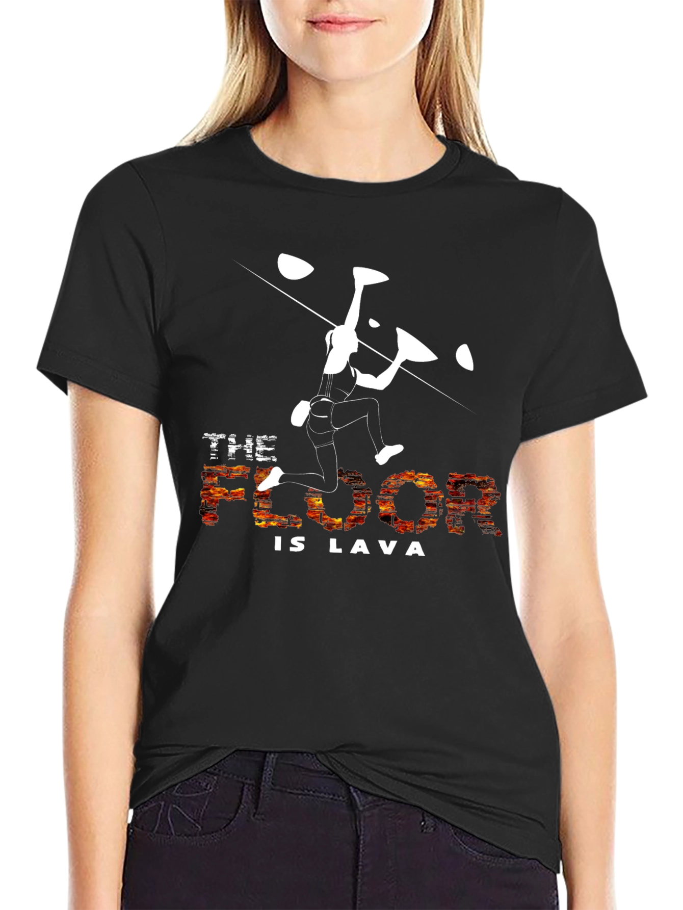 The Floor is Lava Climbing T-Shirt