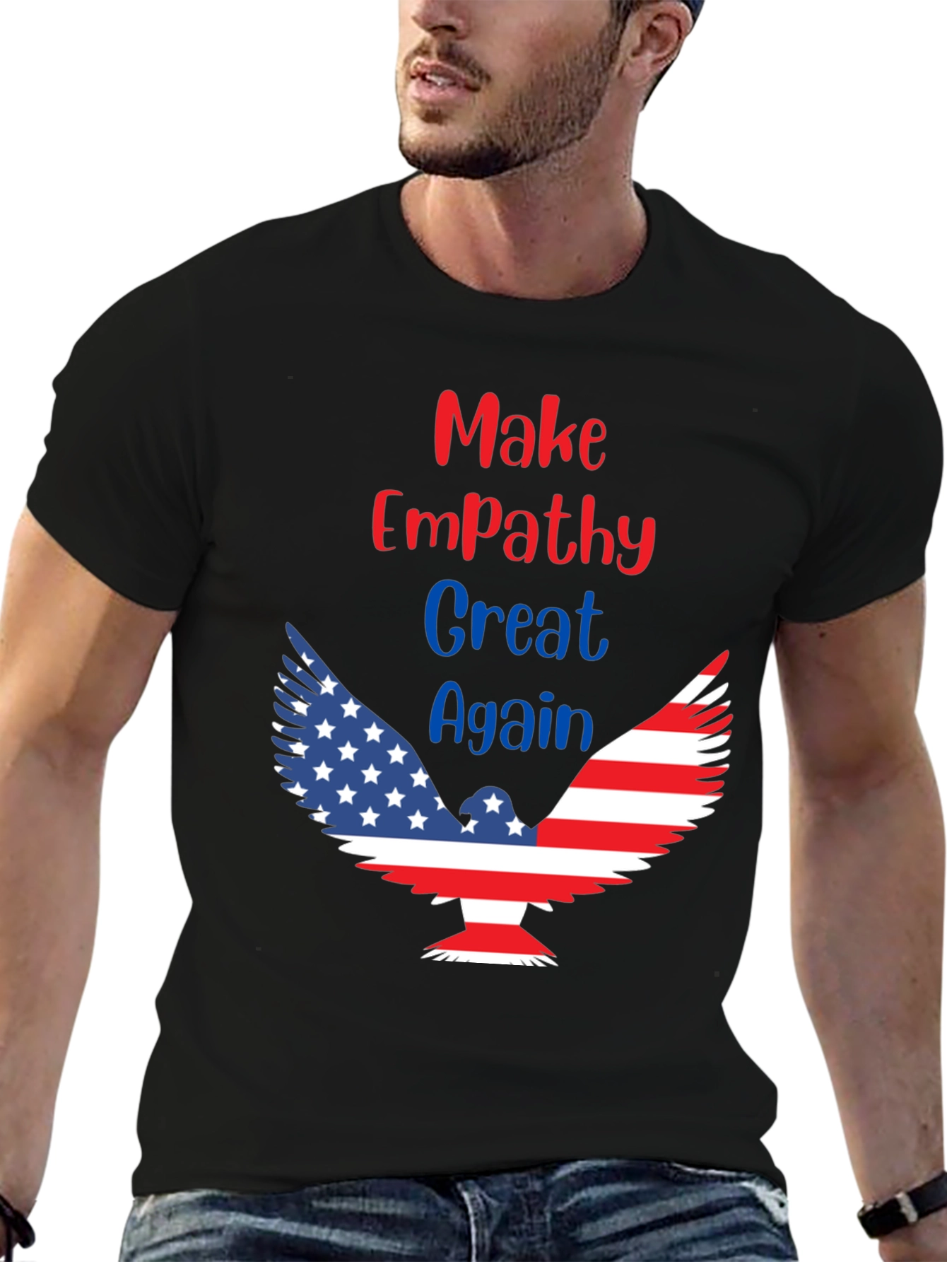 Patriotic Eagle T-Shirt - Make Empathy Great Again!