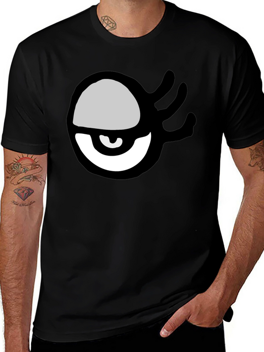 Eye Hand Graphic Print Black T-Shirt