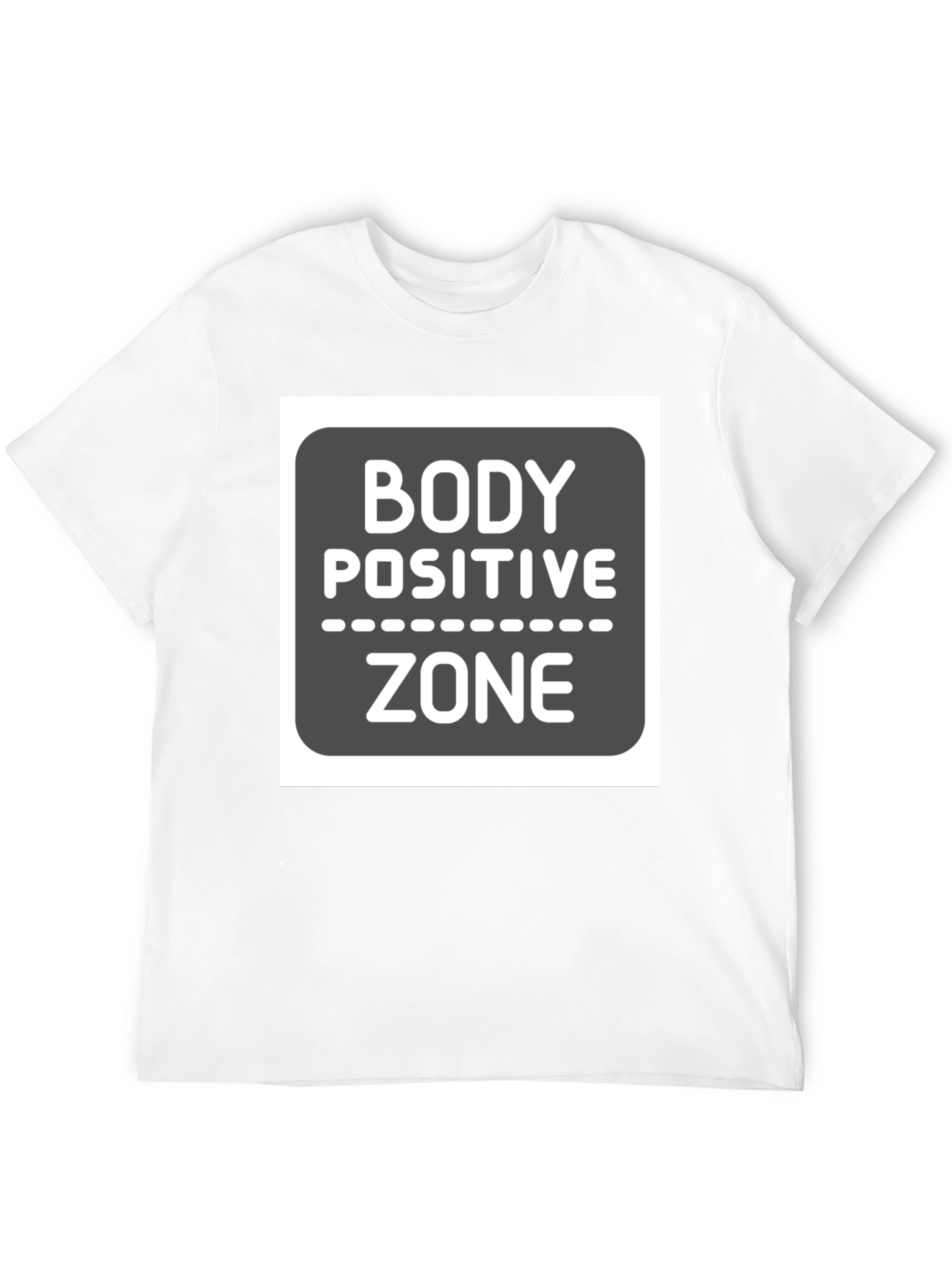 Body Positive Zone Graphic Tee - Black