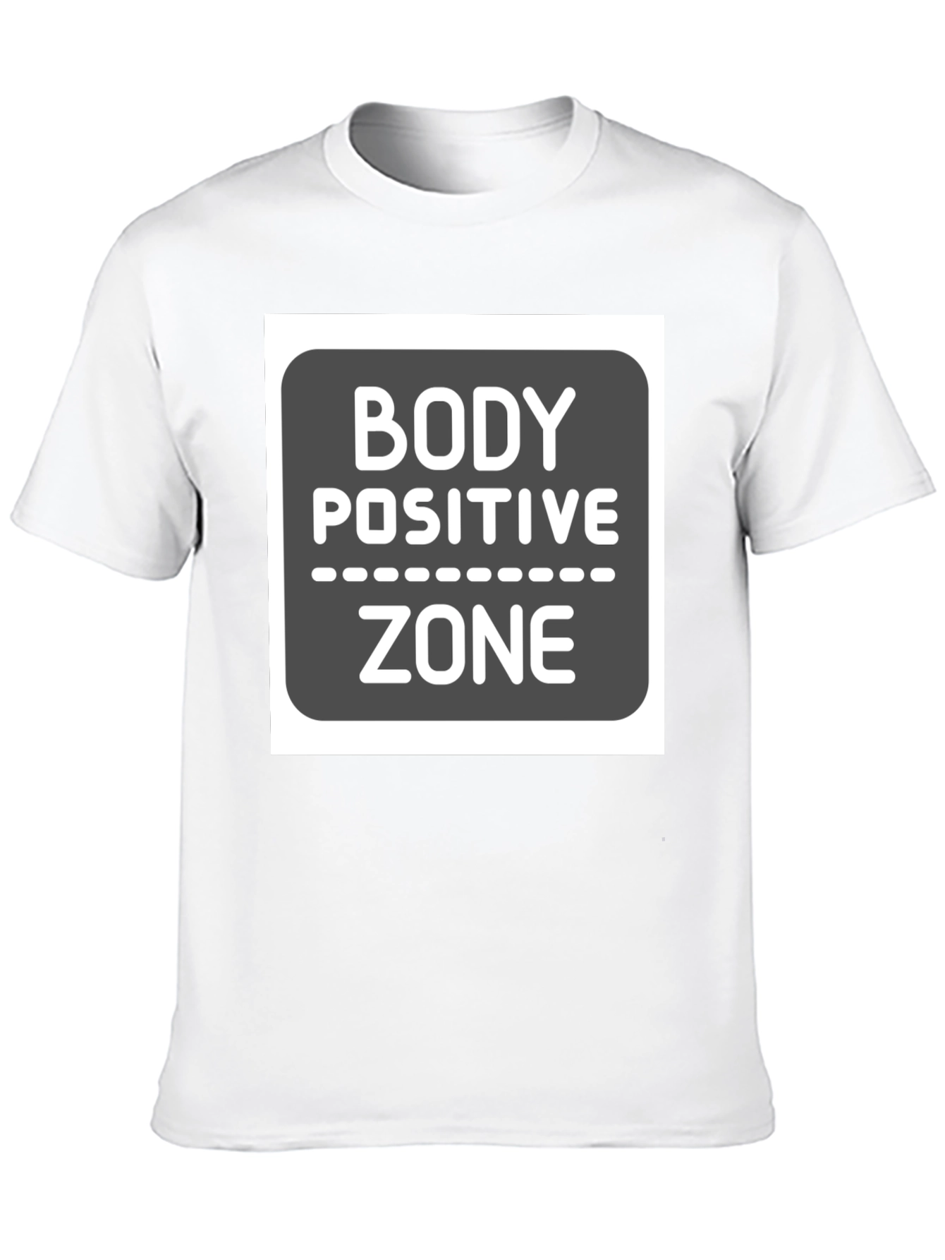 Body Positive Zone Graphic Tee - Black