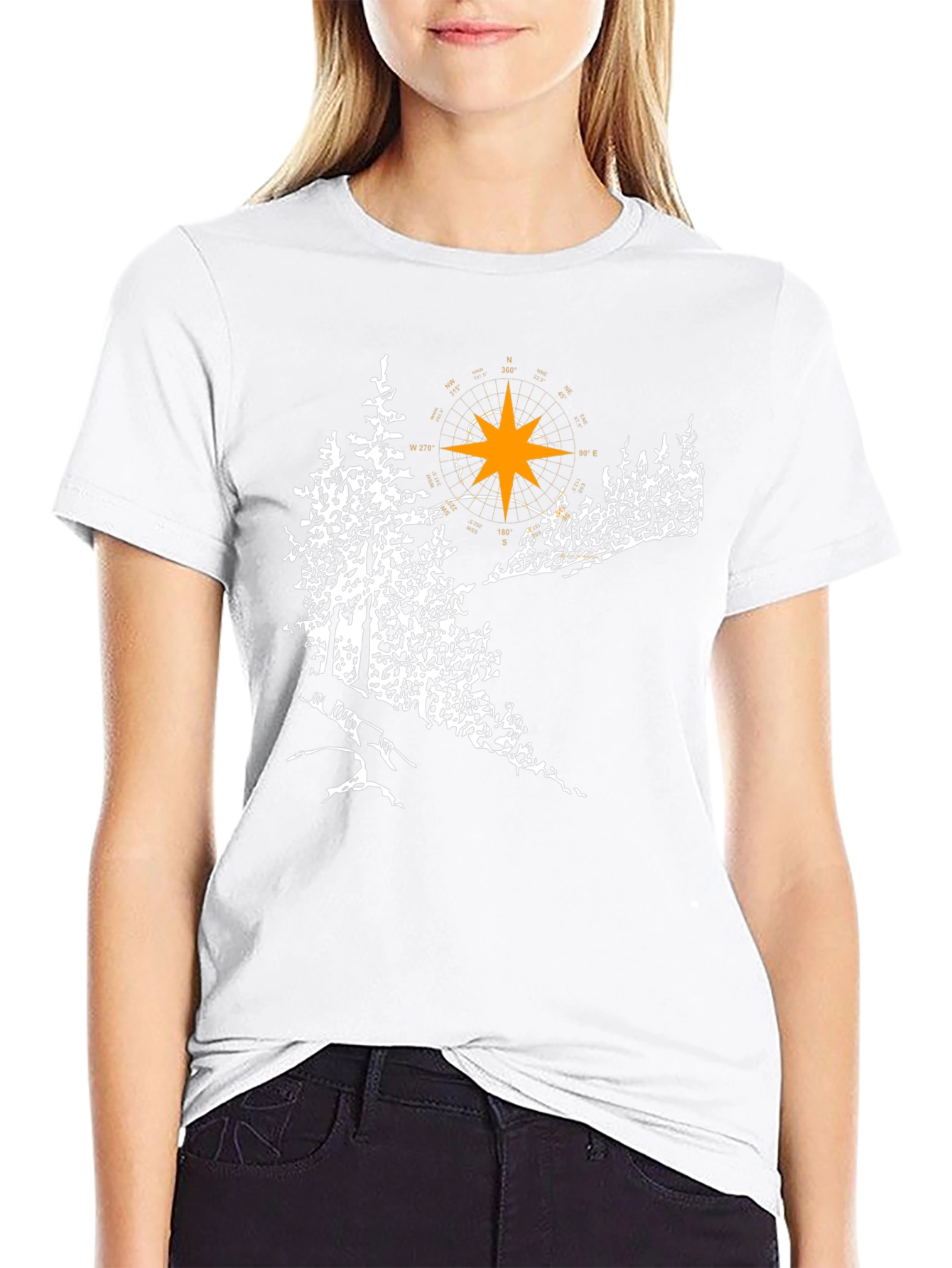 Nature Compass Black T-Shirt