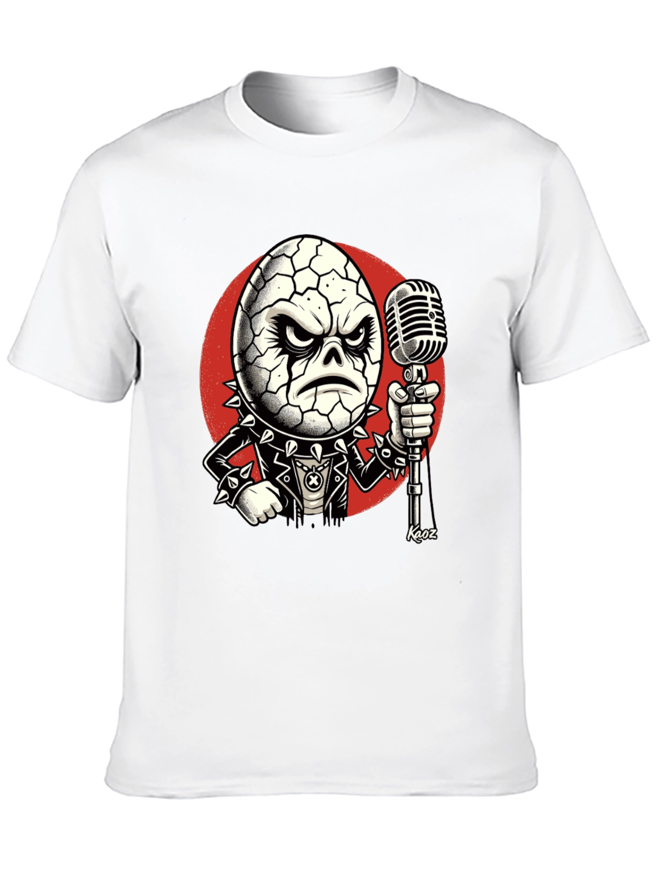 Egghead Rocker T-Shirt - Cool Cartoon Graphic Tee