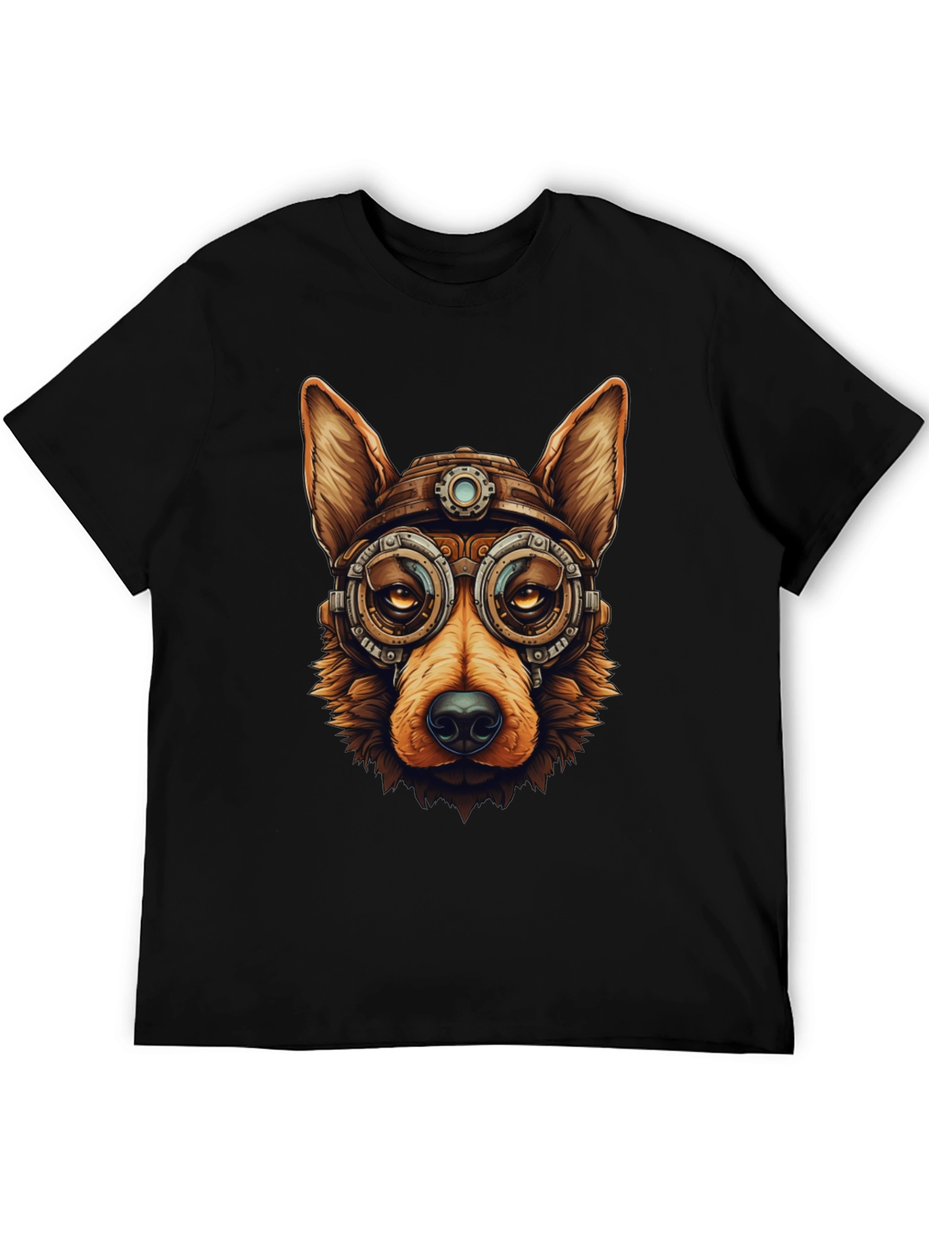 Steampunk Dog T-Shirt - Cool Graphic Tee