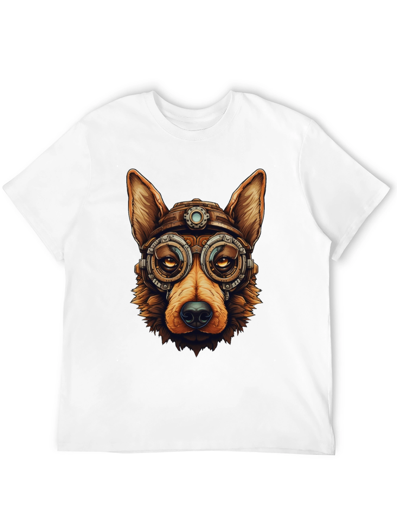 Steampunk Dog T-Shirt - Cool Graphic Tee