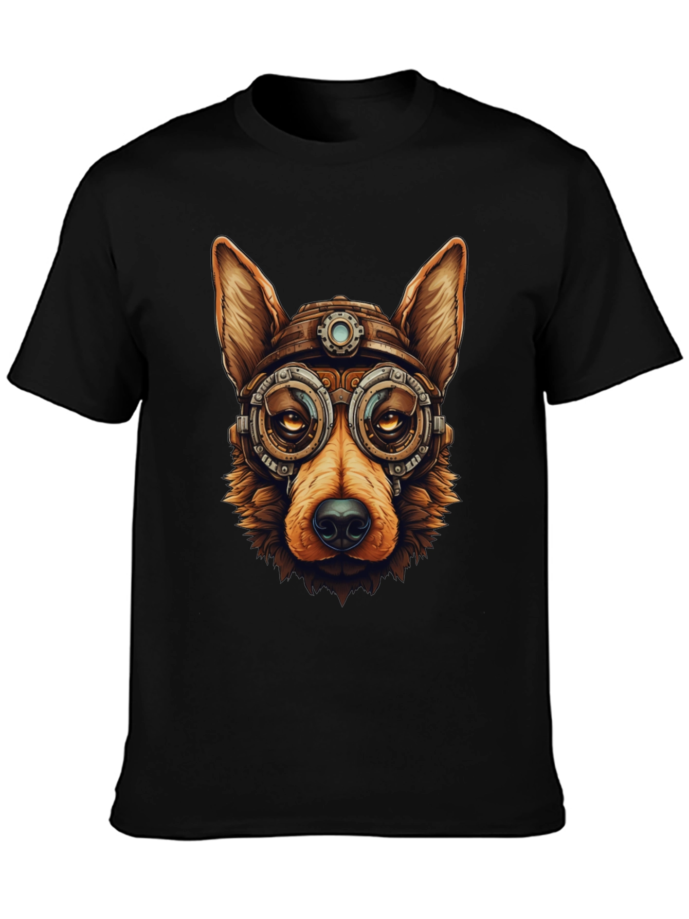 Steampunk Dog T-Shirt - Cool Graphic Tee